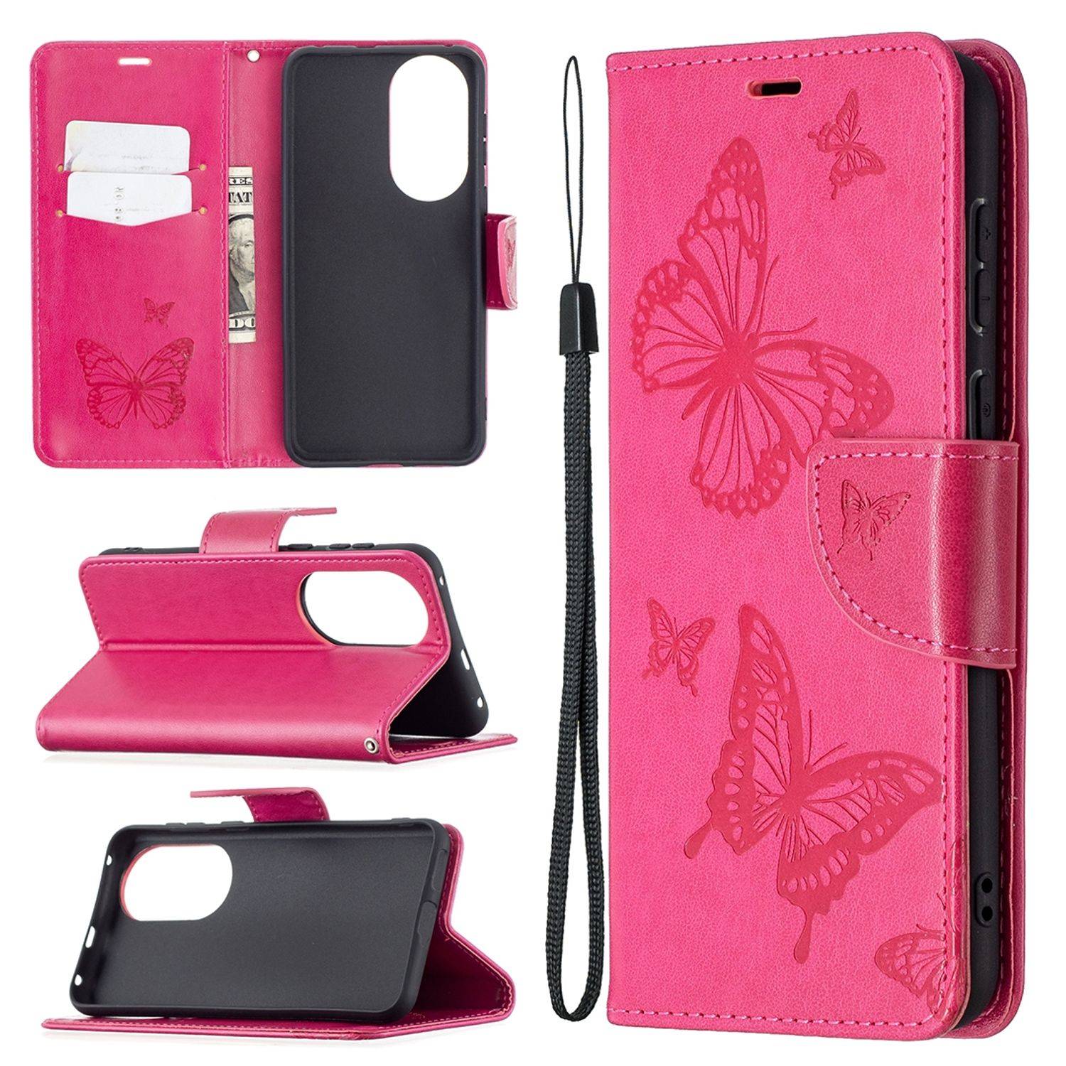 Huawei P50 Schutzhülle Handyhülle Rosa