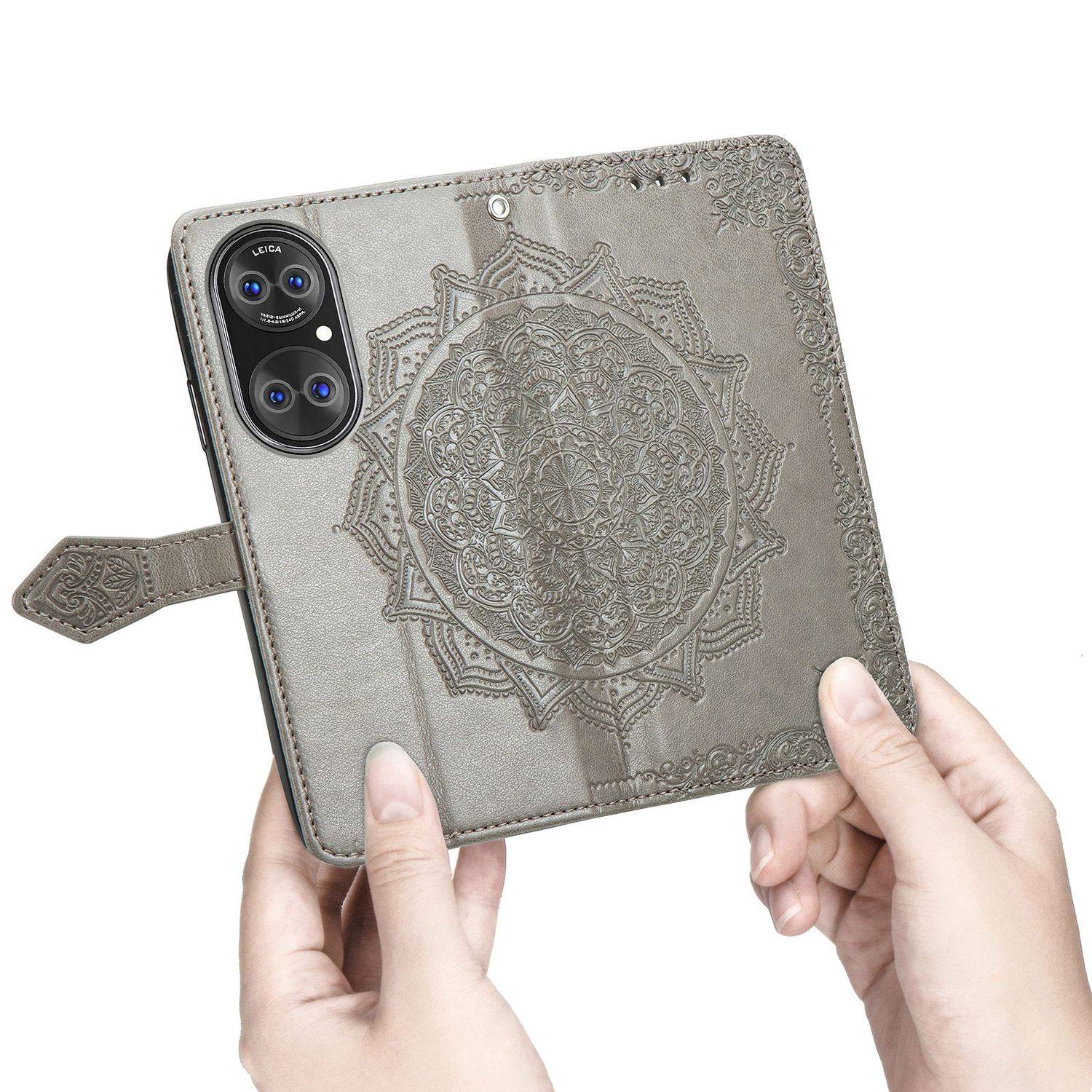 Huawei P50 Schutzhülle Handyhülle Grau