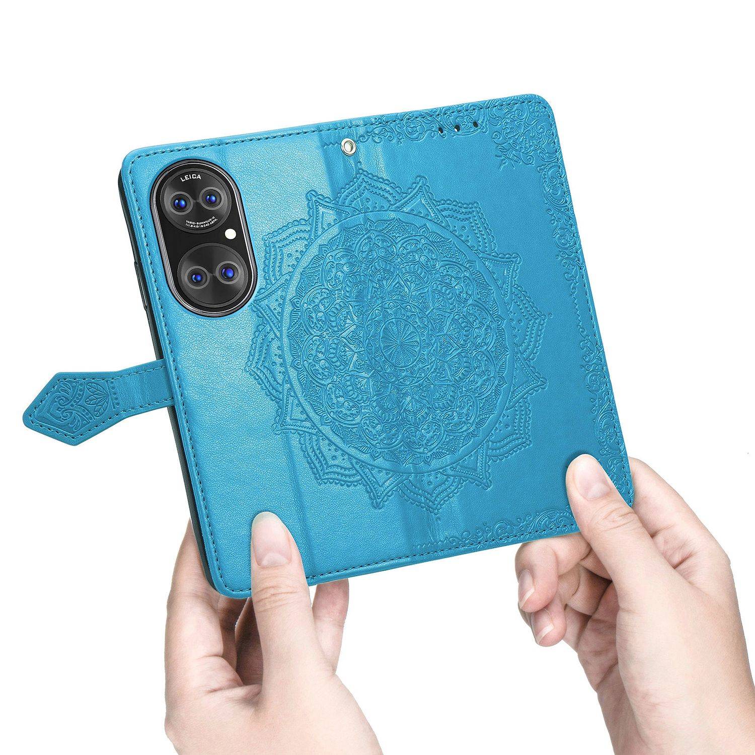 Huawei P50 Schutzhülle Handyhülle Blau