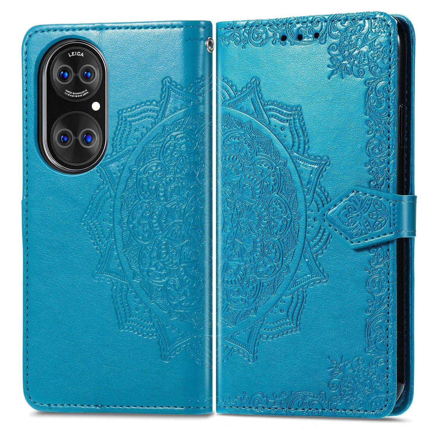 Huawei P50 Schutzhülle Handyhülle Blau