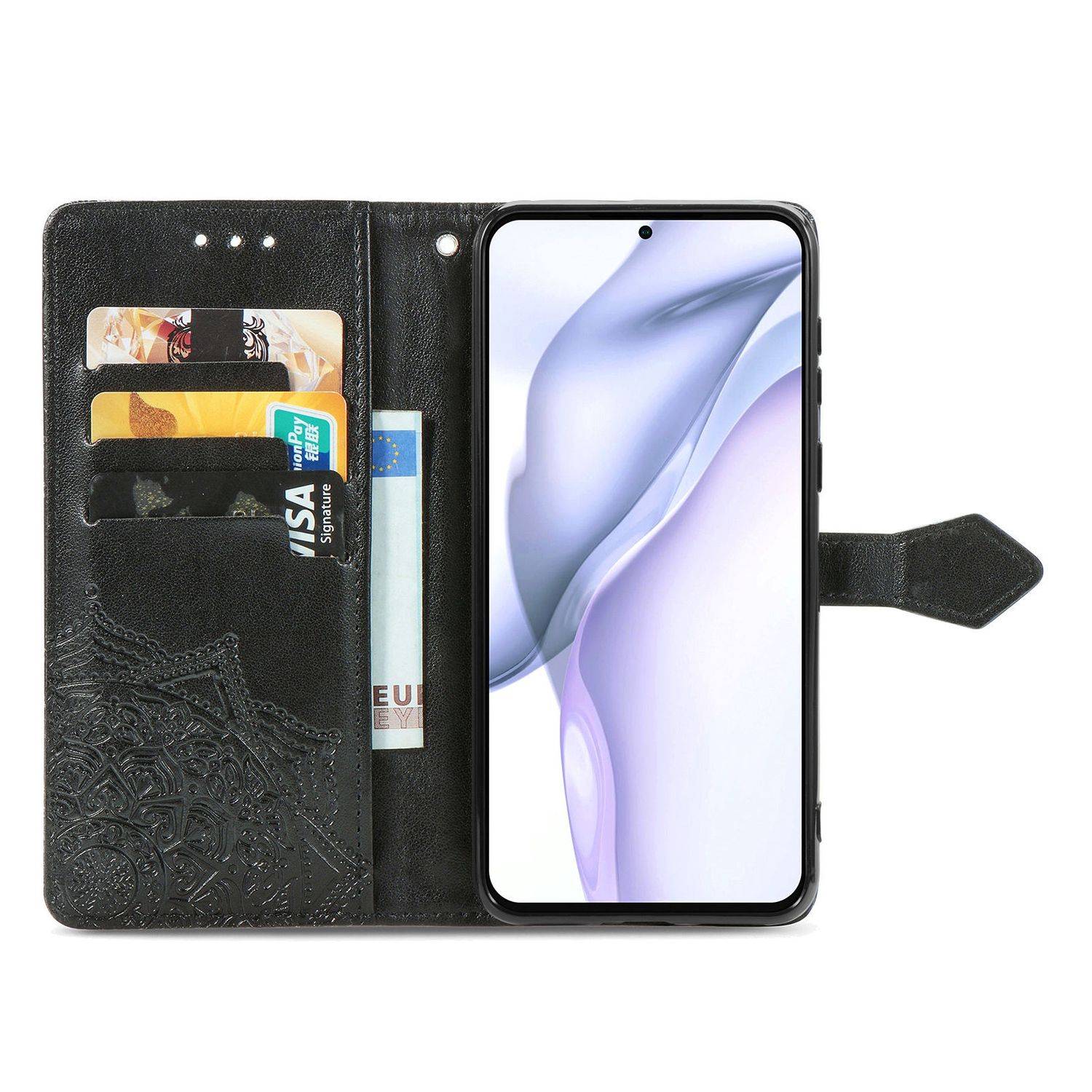 Huawei P50 Schutzhülle Handyhülle Schwarz