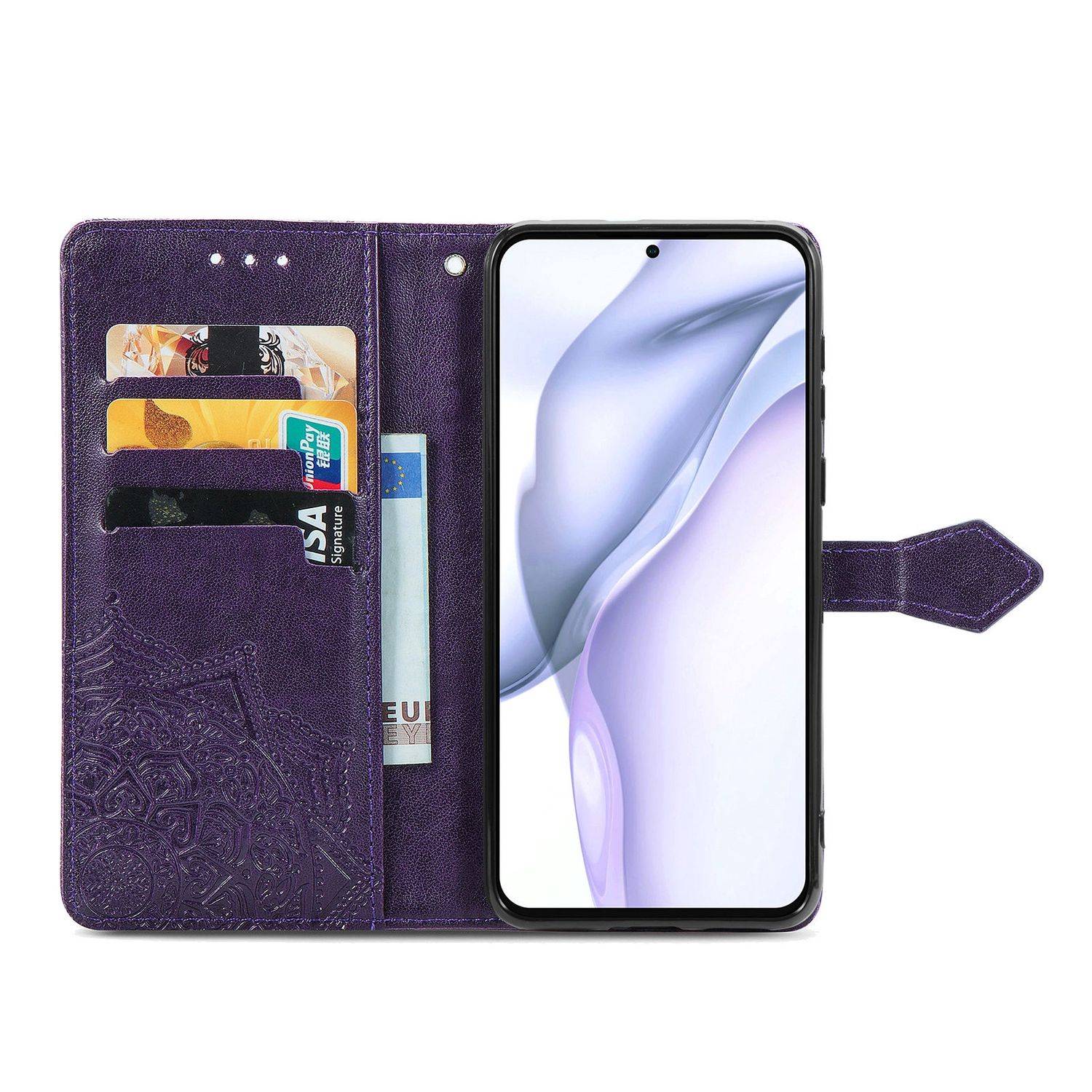 Huawei P50 Pro Schutzhülle Handyhülle Violett