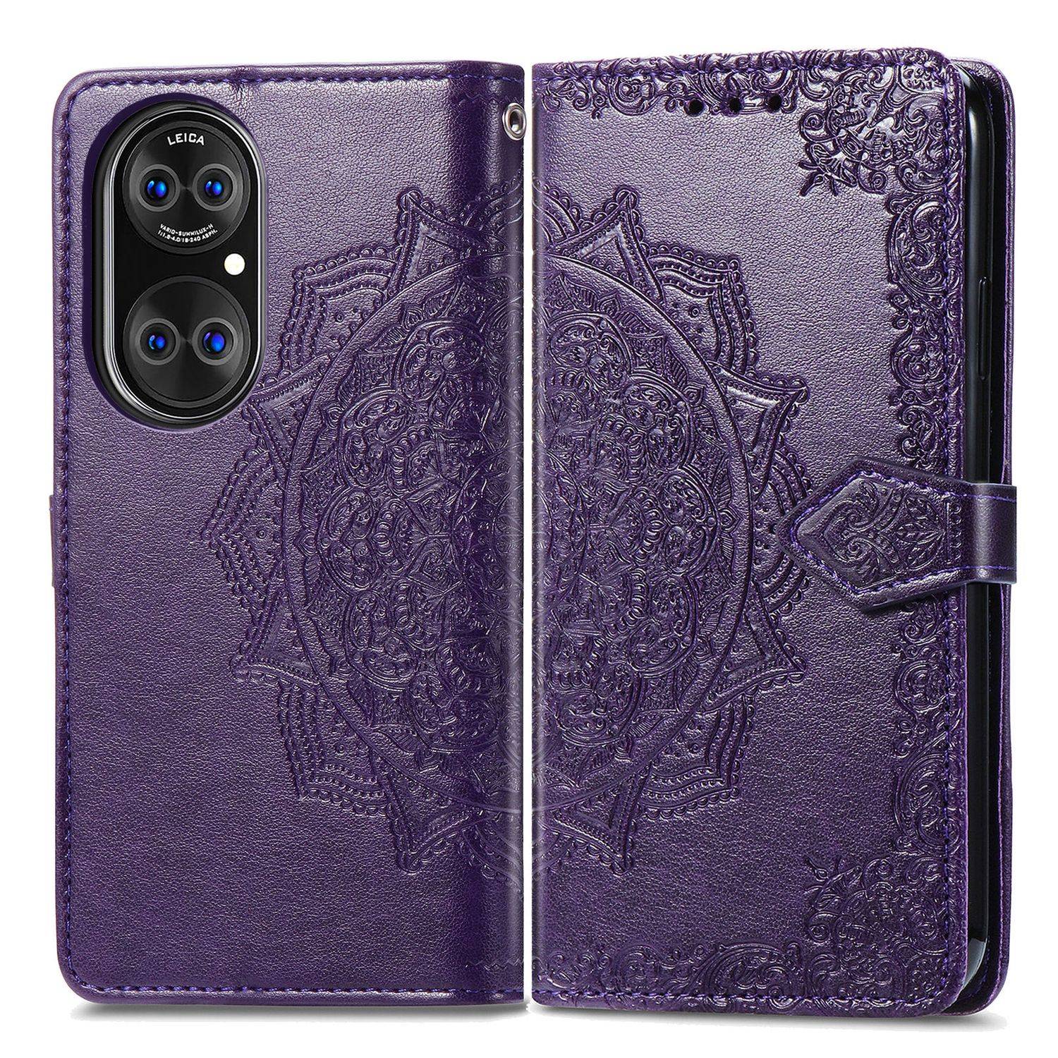 Huawei P50 Pro Schutzhülle Handyhülle Violett