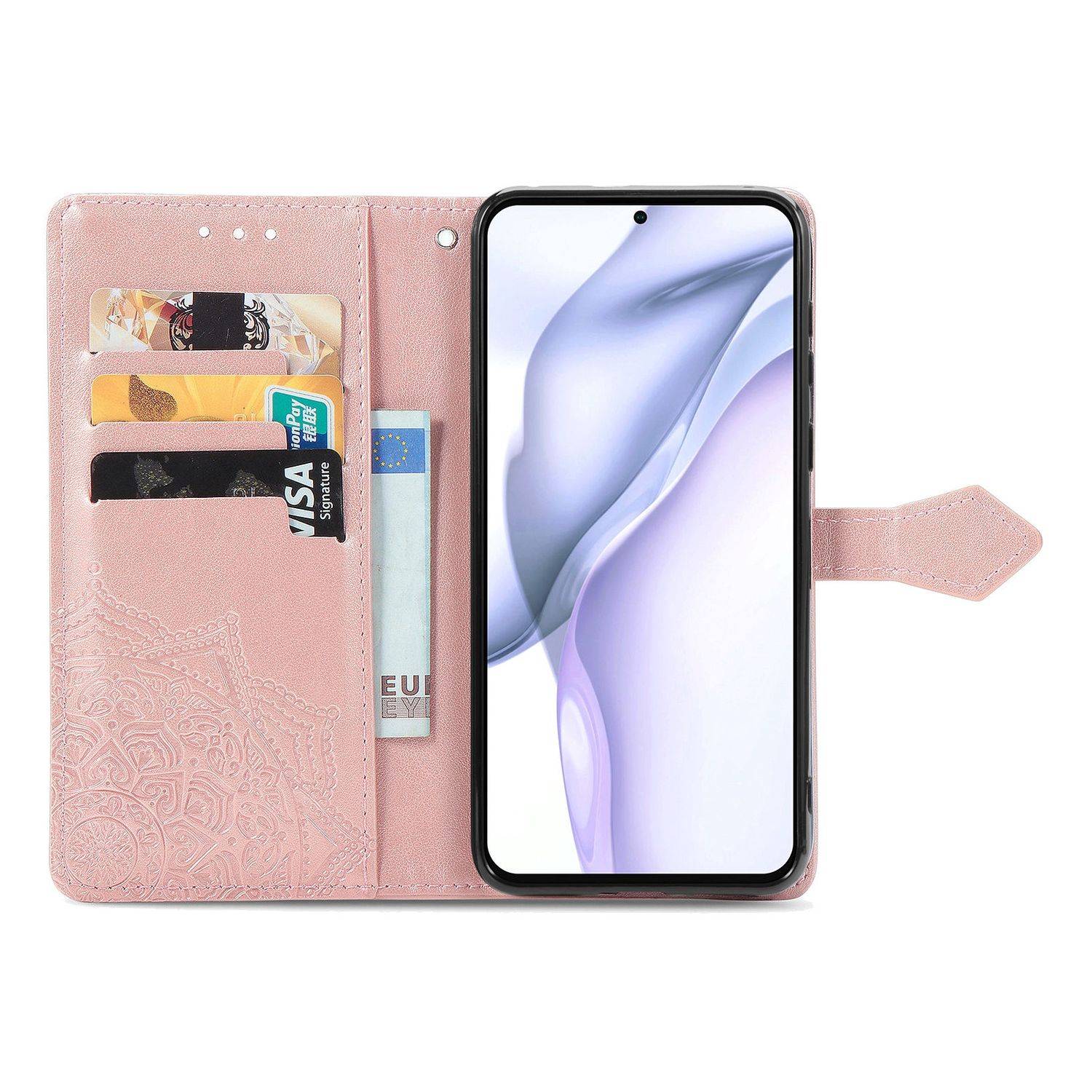 Huawei P50 Pro Schutzhülle Handyhülle Rosa