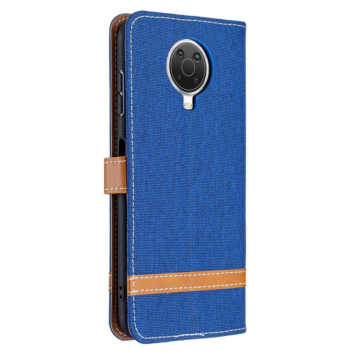 Hülle kompatibel mit Nokia G10 / G20 Kunstleder Handyhülle - Handy Case Blau