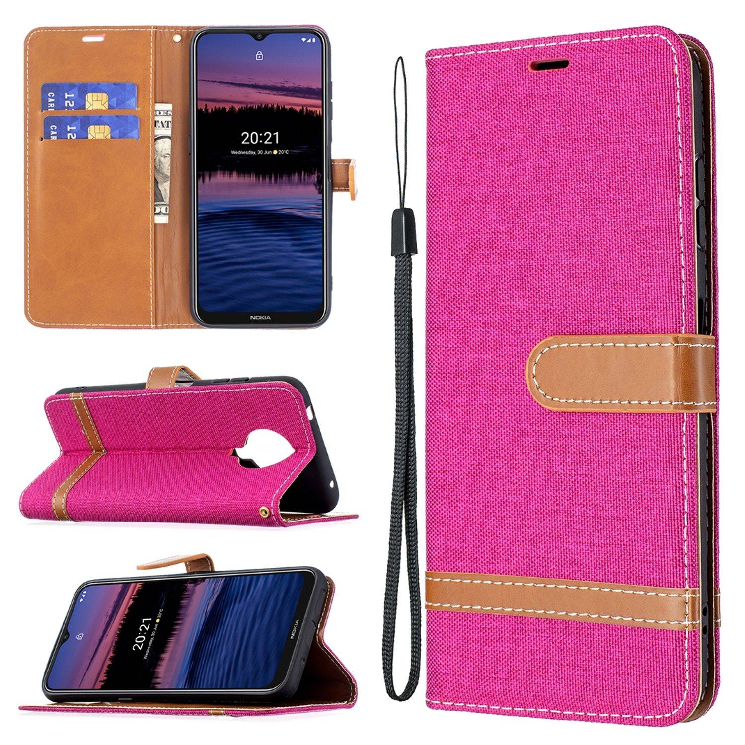 Nokia G20 Schutzhülle Handyhülle Rosa
