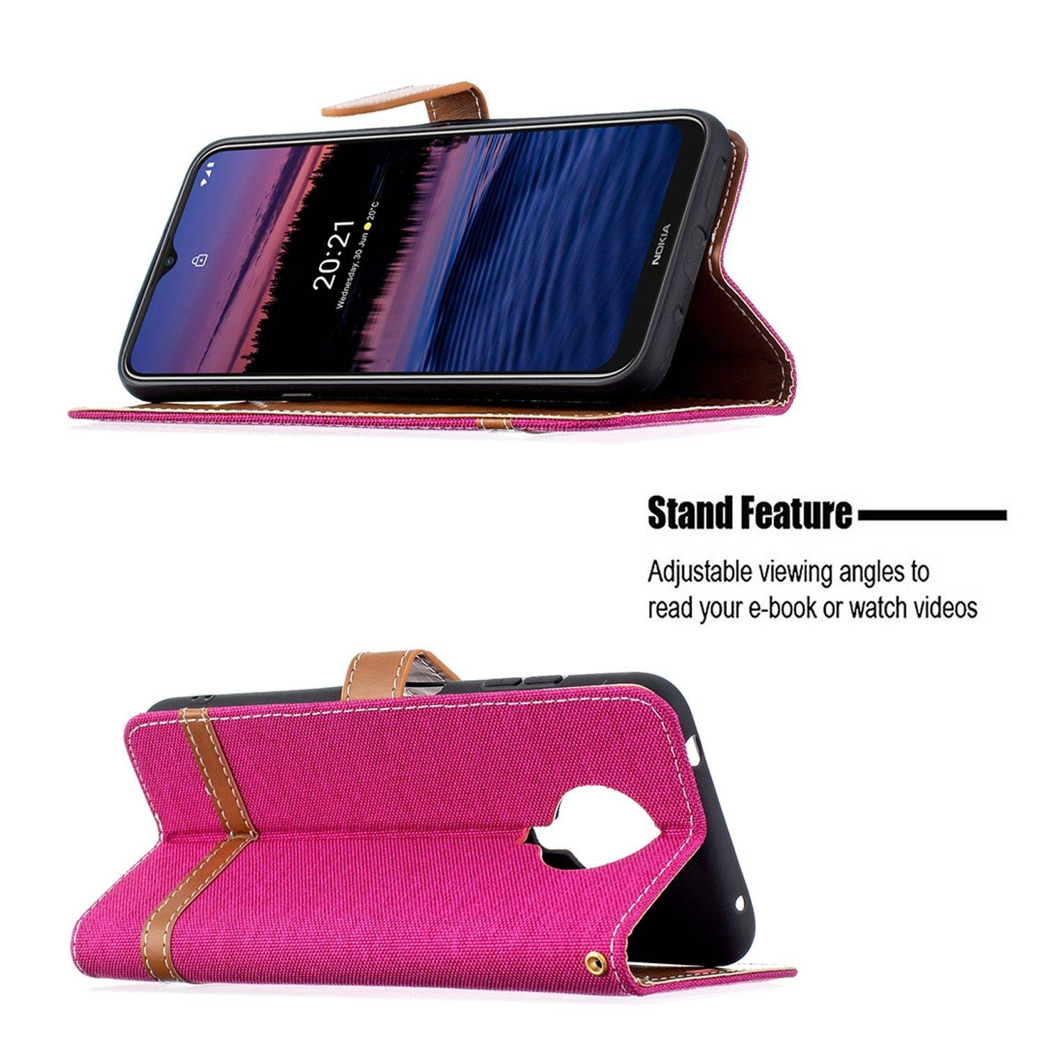 Nokia G20 Schutzhülle Handyhülle Rosa