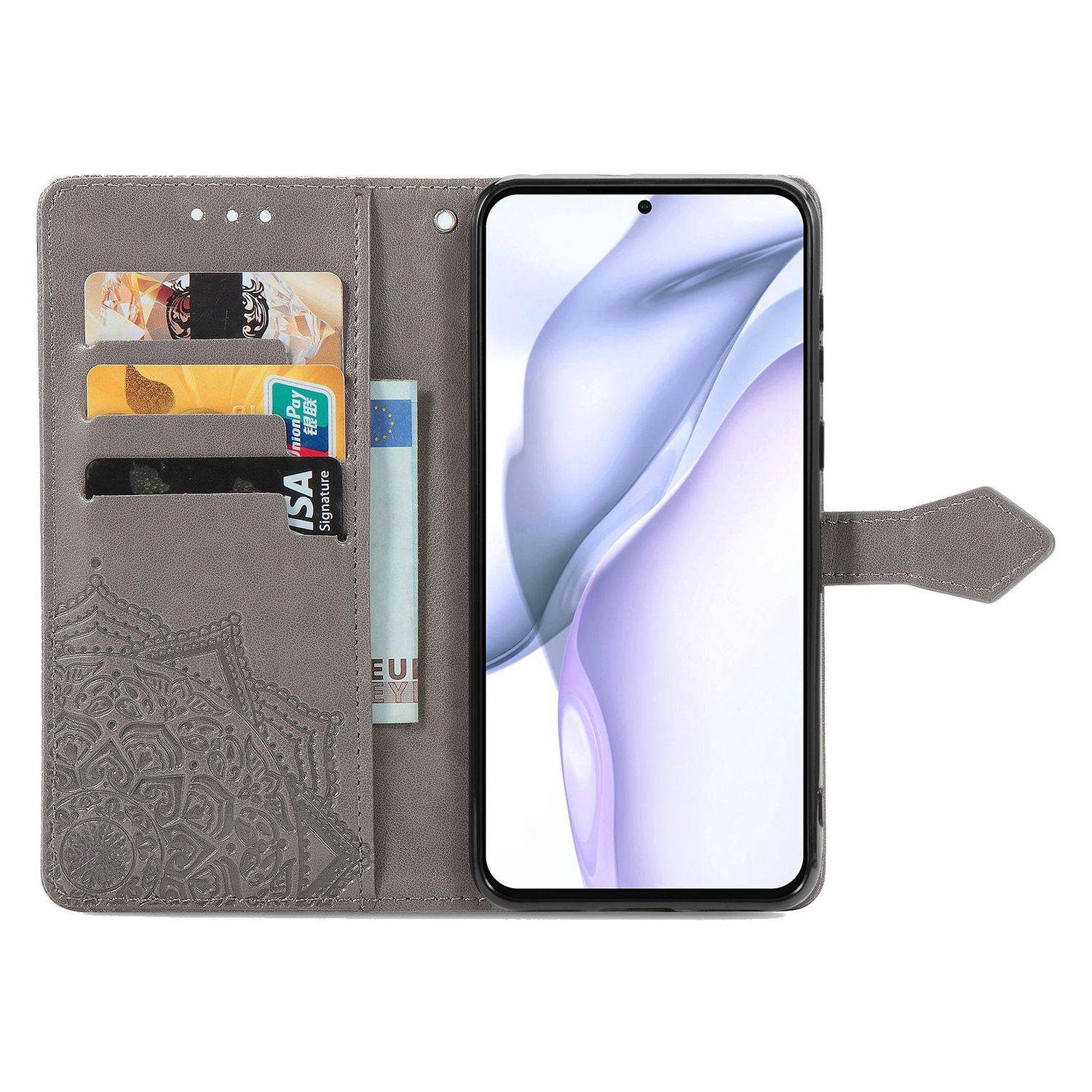 Huawei P50 Pro Schutzhülle Handyhülle Grau