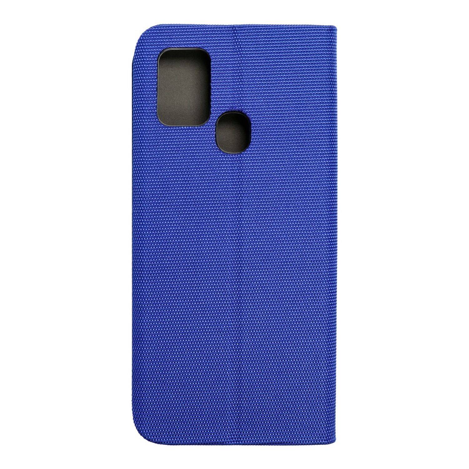 Hülle kompatibel mit Samsung Galaxy A21s Kunstleder Handyhülle - Handy Case Blau