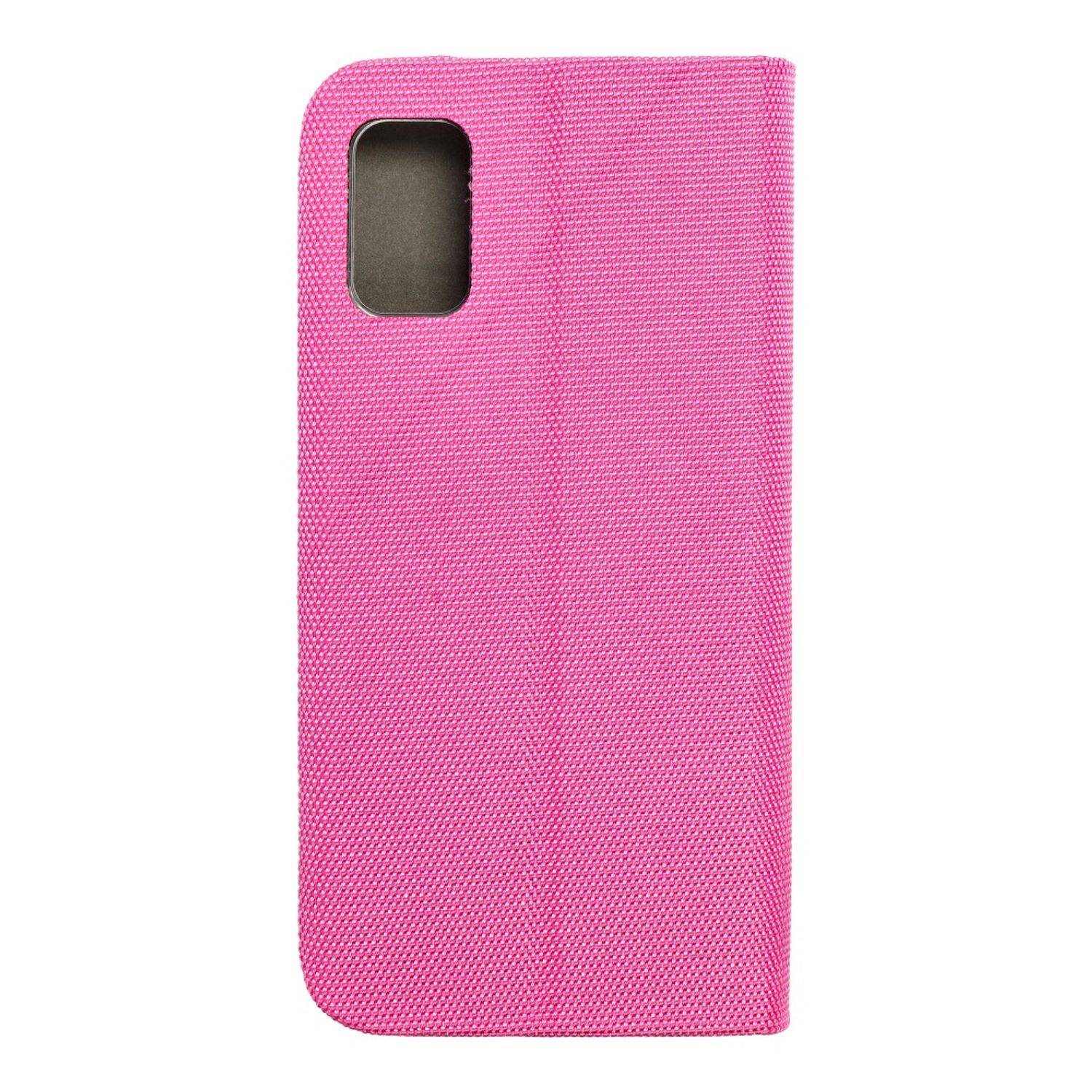 Hülle kompatibel mit Samsung Galaxy A41 Kunstleder Handyhülle - Handy Case Rosa