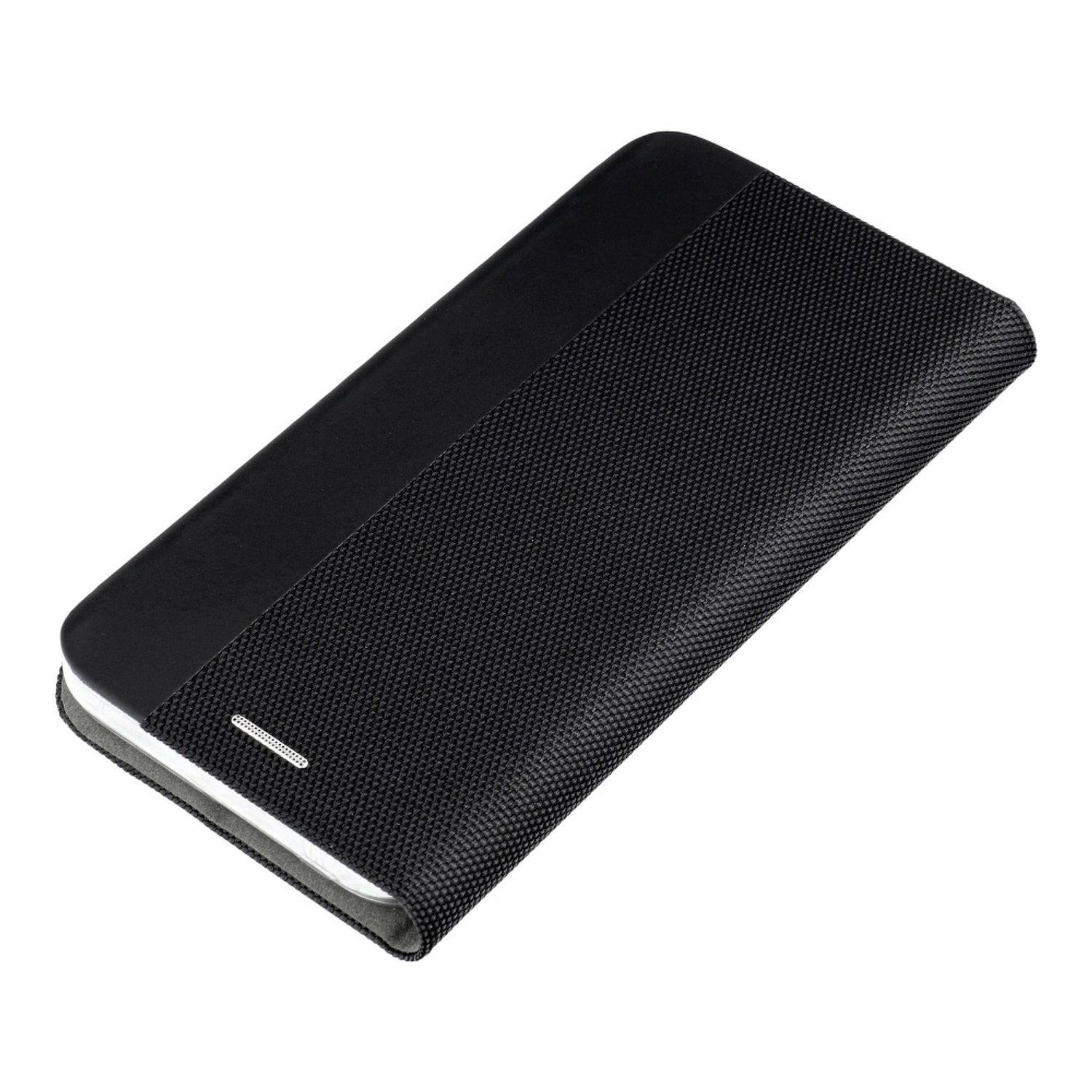 Hülle kompatibel mit Samsung Galaxy A42 5G Kunstleder Handyhülle - Handy Case Schwarz