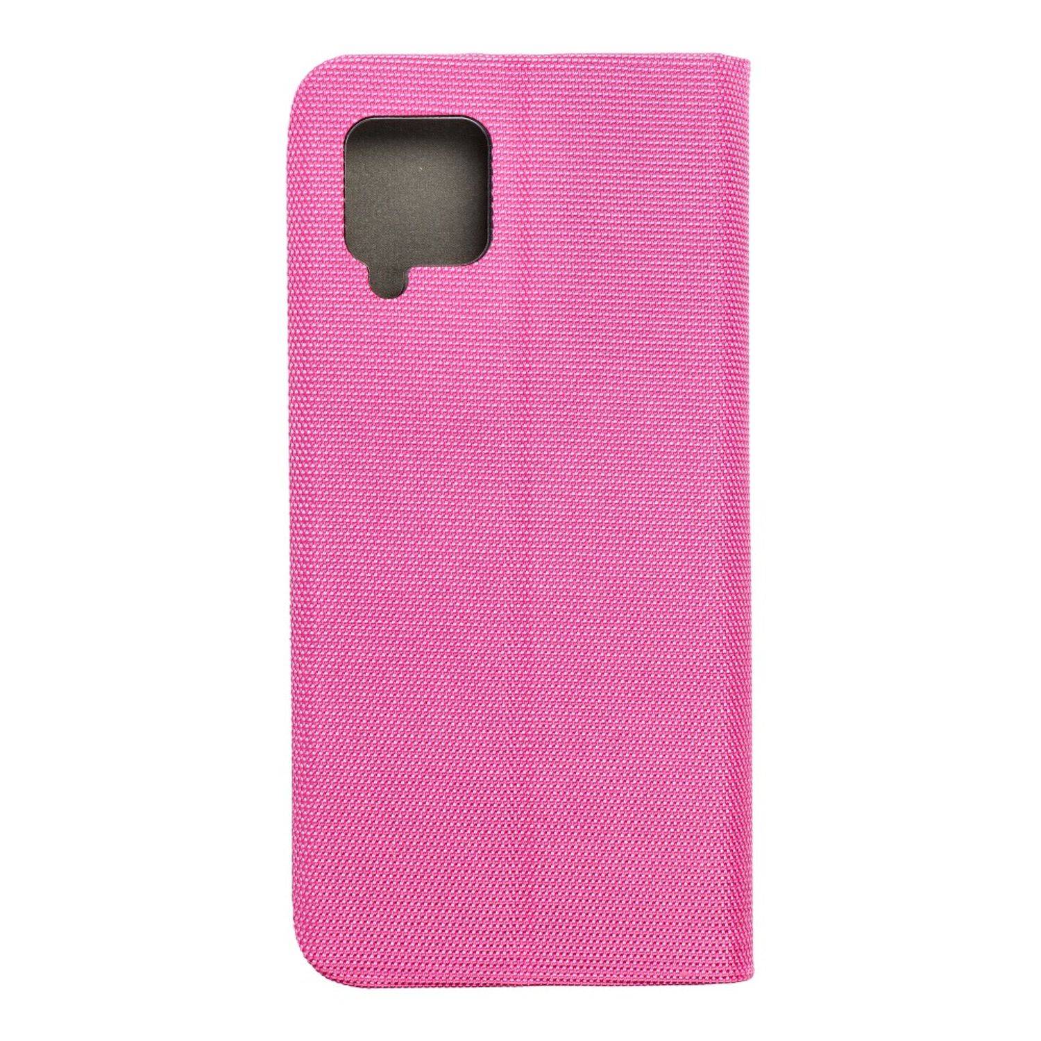 Hülle kompatibel mit Samsung Galaxy A42 5G Kunstleder Handyhülle - Handy Case Rosa