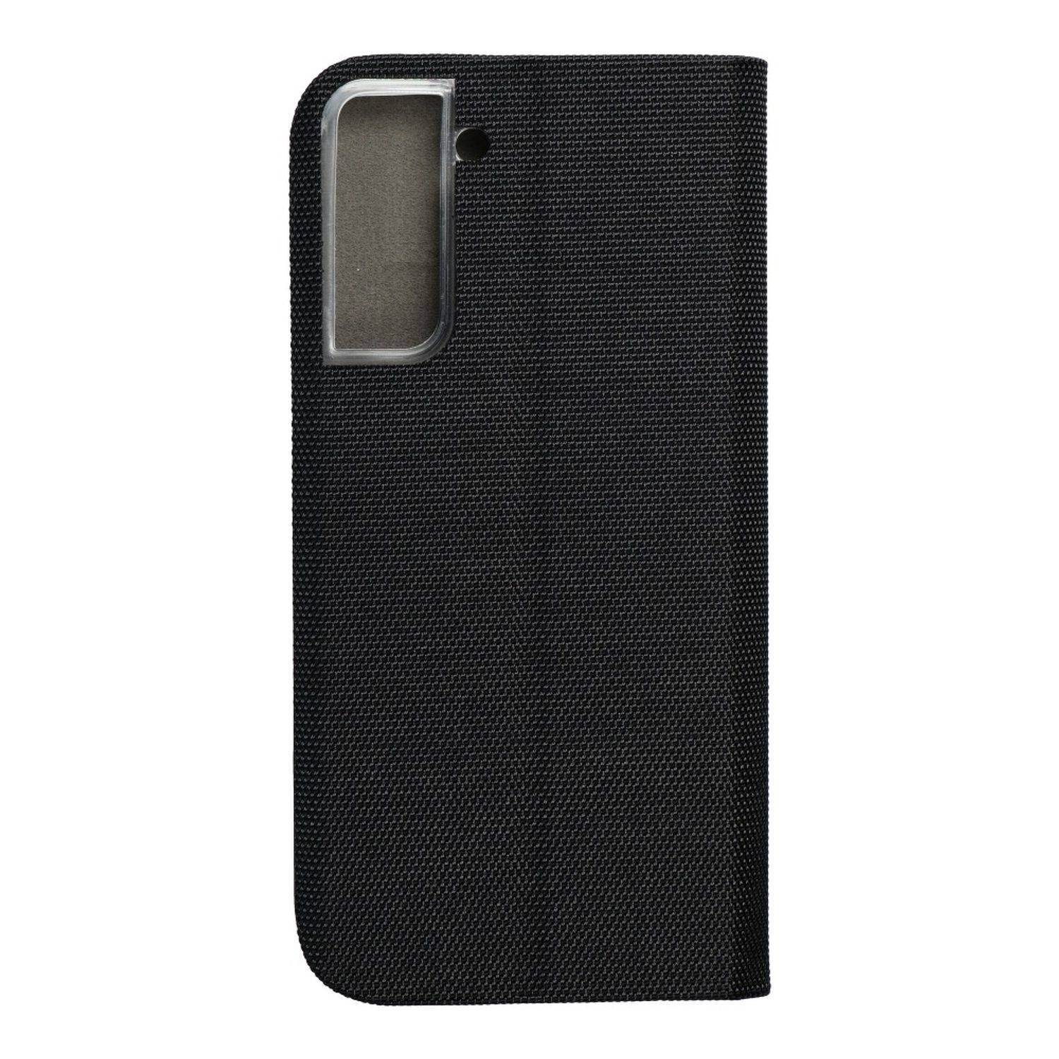 Hülle kompatibel mit Samsung Galaxy S21 Kunstleder Handyhülle - Handy Case Schwarz