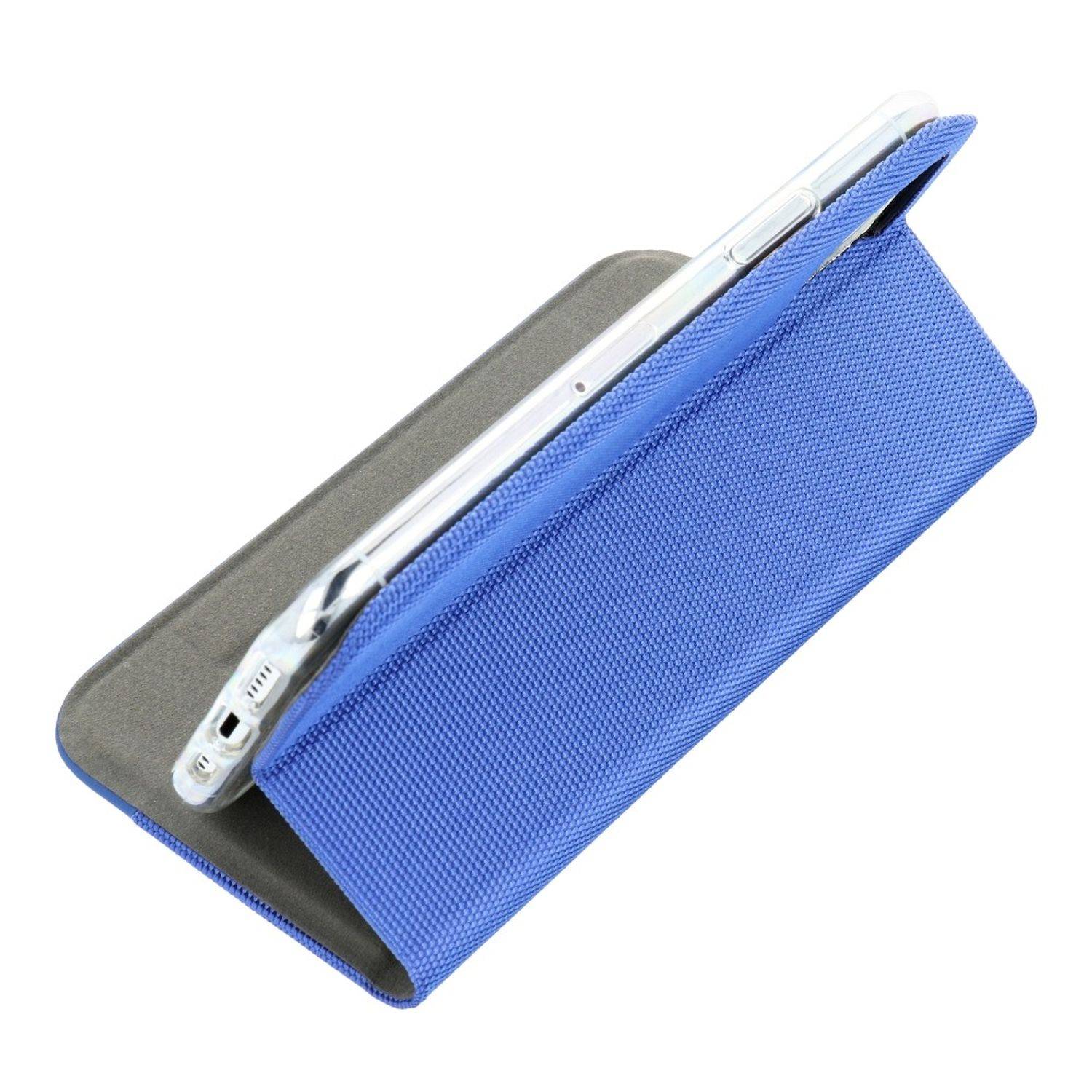 Hülle kompatibel mit Samsung Galaxy S21 Kunstleder Handyhülle - Handy Case Blau
