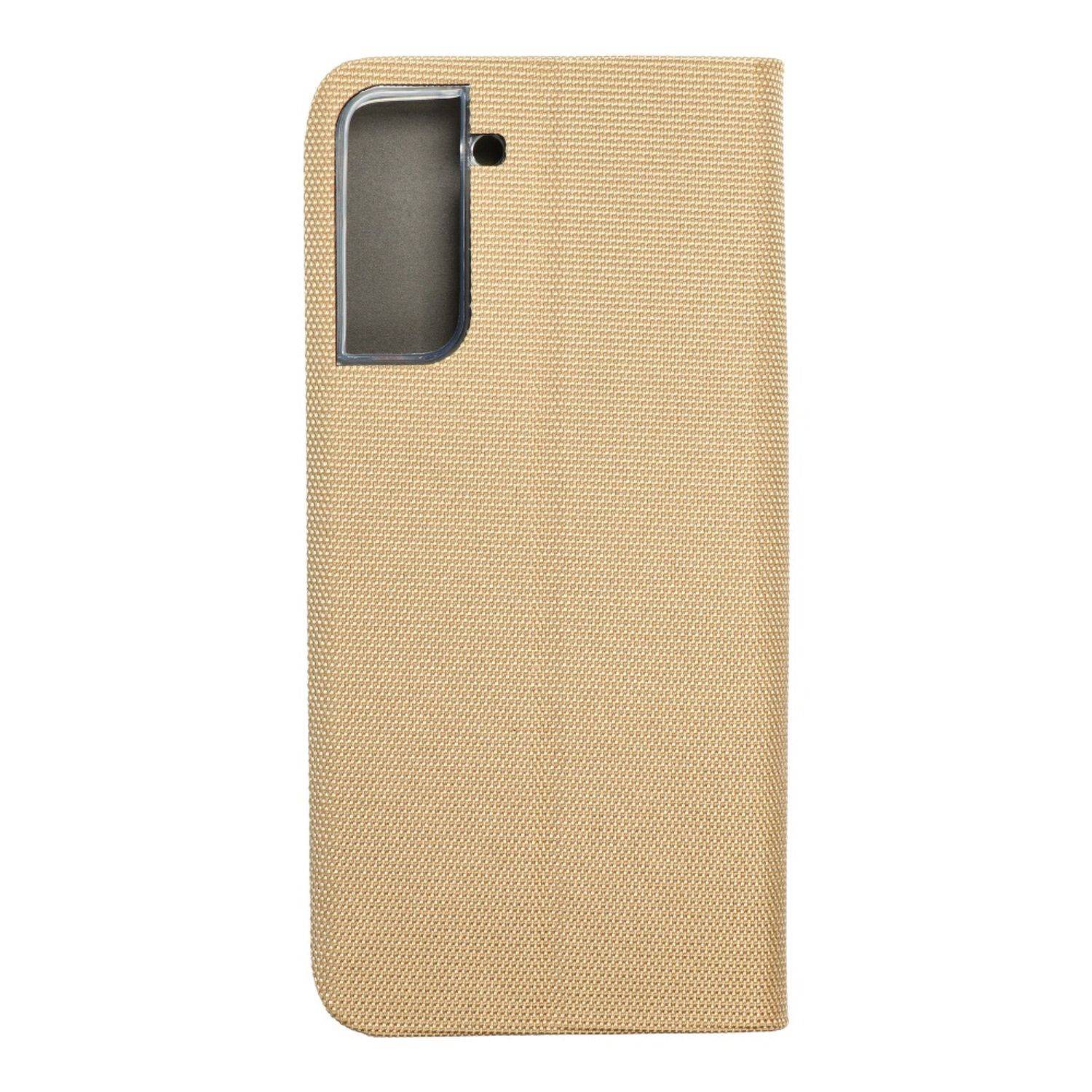 Hülle kompatibel mit Samsung Galaxy S21 Plus Kunstleder Handyhülle - Handy Case Gold