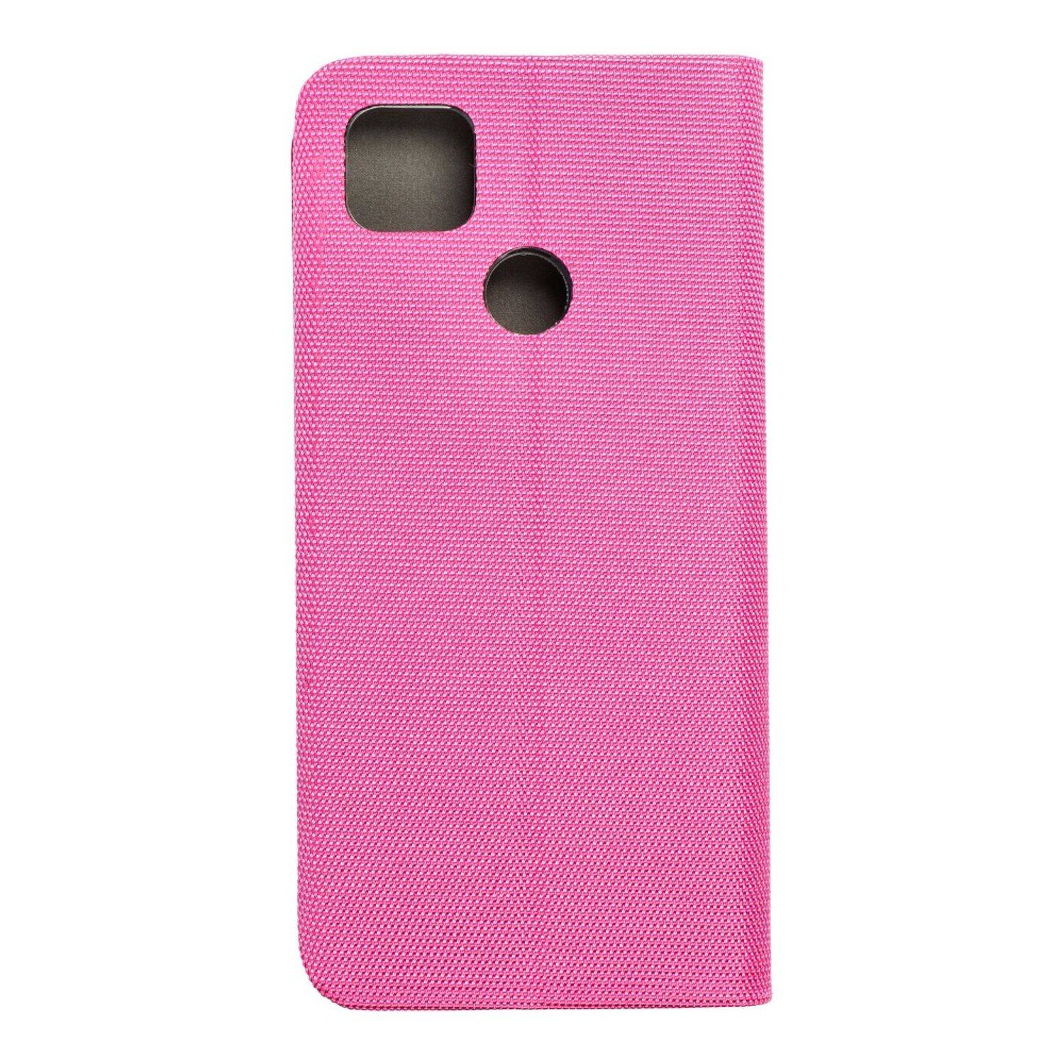Hülle kompatibel mit Xiaomi Redmi 9C Kunstleder Handyhülle - Handy Case Rosa