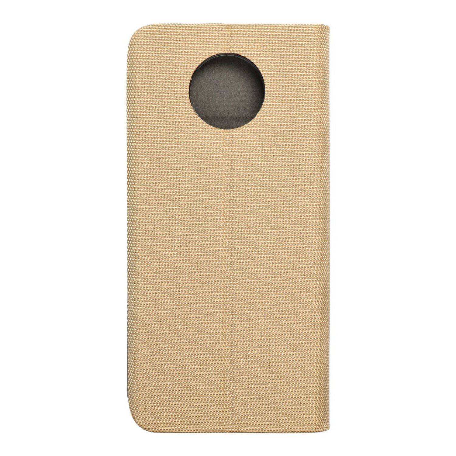 Hülle kompatibel mit Xiaomi Redmi Note 9T Kunstleder Handyhülle - Handy Case Gold