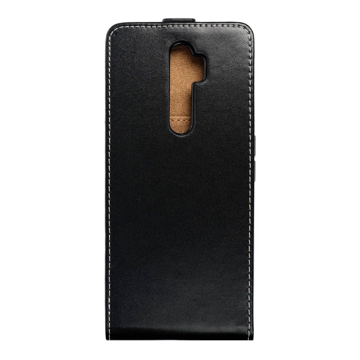 Hülle kompatibel mit Oppo A5 (2020) Kunstleder Handyhülle - Handy Case Schwarz