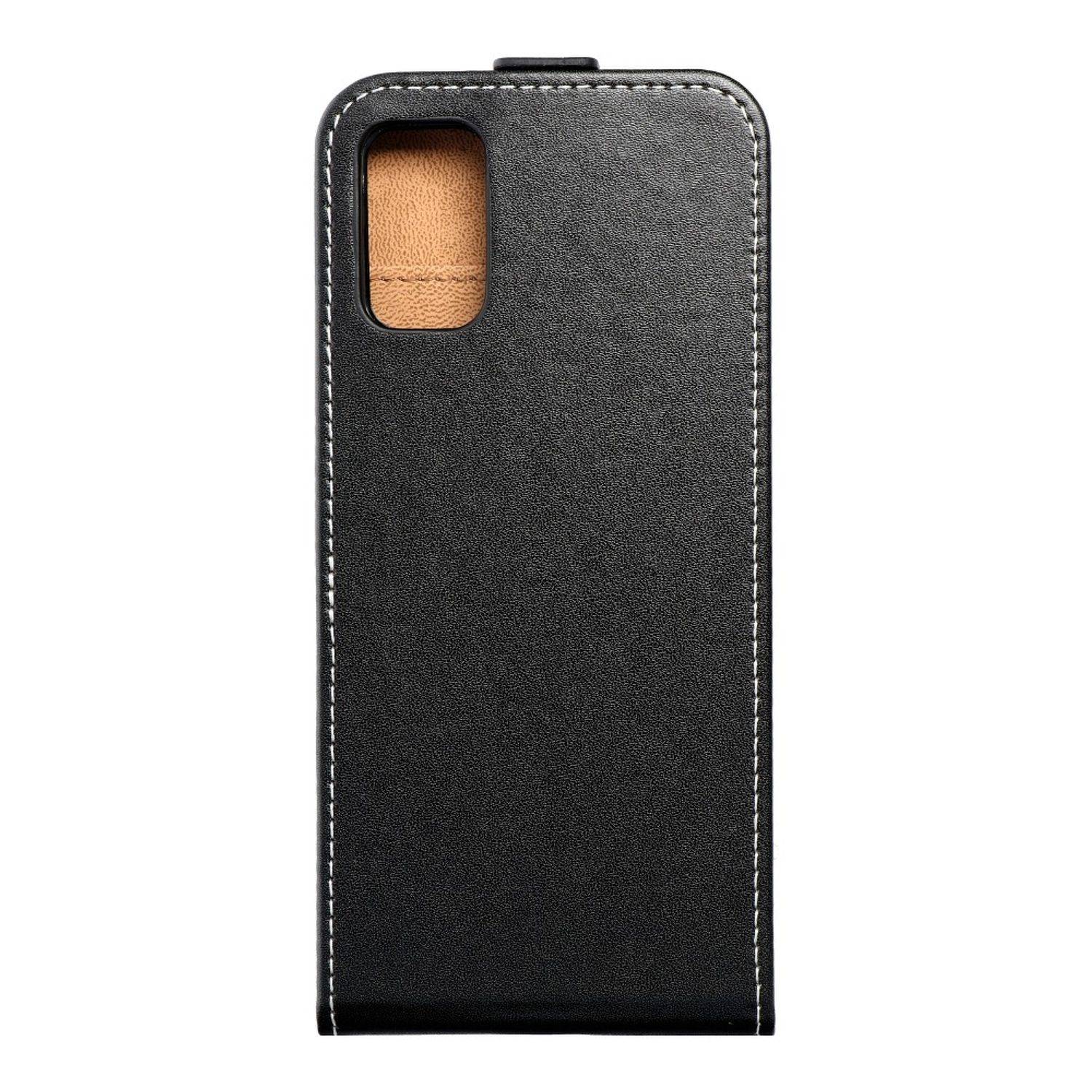 Hülle kompatibel mit Oppo A72 / A73 Kunstleder Handyhülle - Handy Case Schwarz