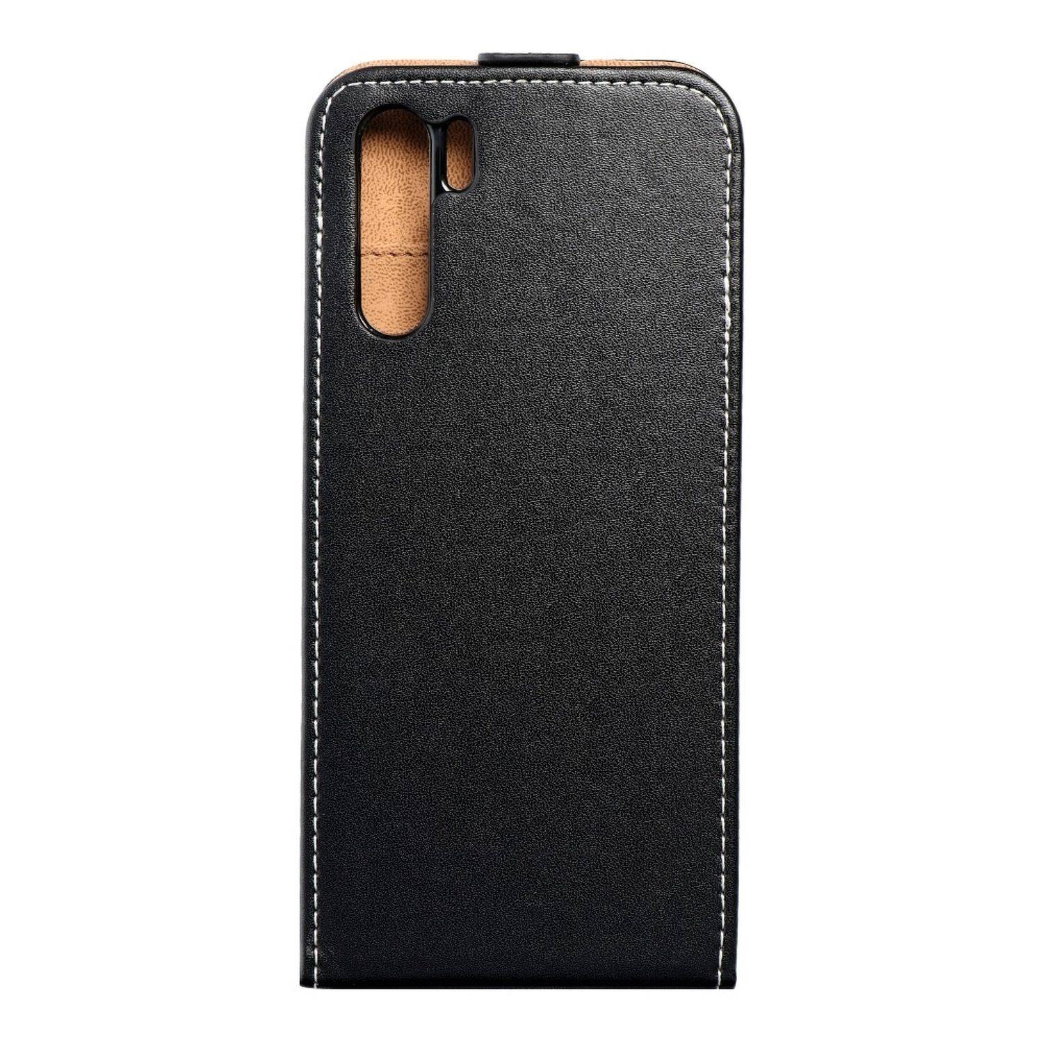 Hülle kompatibel mit Oppo A91 Kunstleder Handyhülle - Handy Case Schwarz