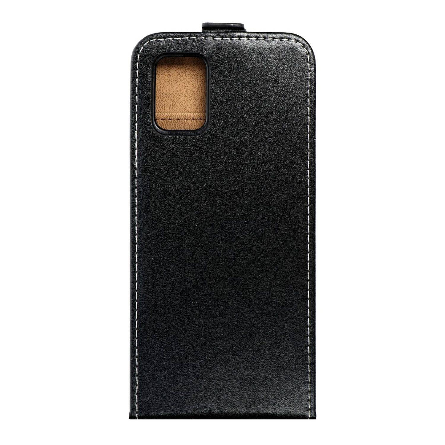 Hülle kompatibel mit Samsung Galaxy A51 5G Kunstleder Handyhülle - Handy Case Schwarz
