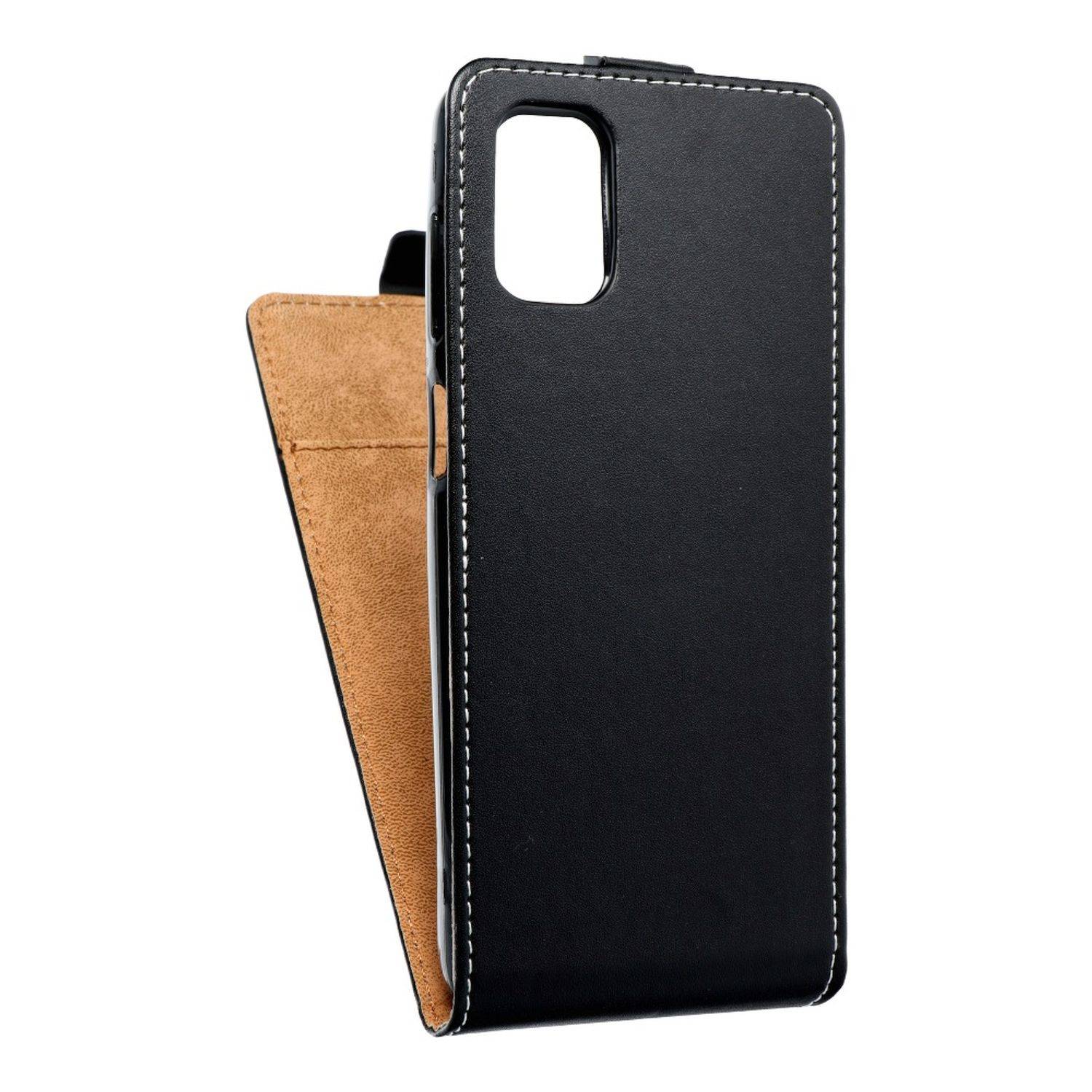 Hülle kompatibel mit Samsung Galaxy M51 Kunstleder Handyhülle - Handy Case Schwarz