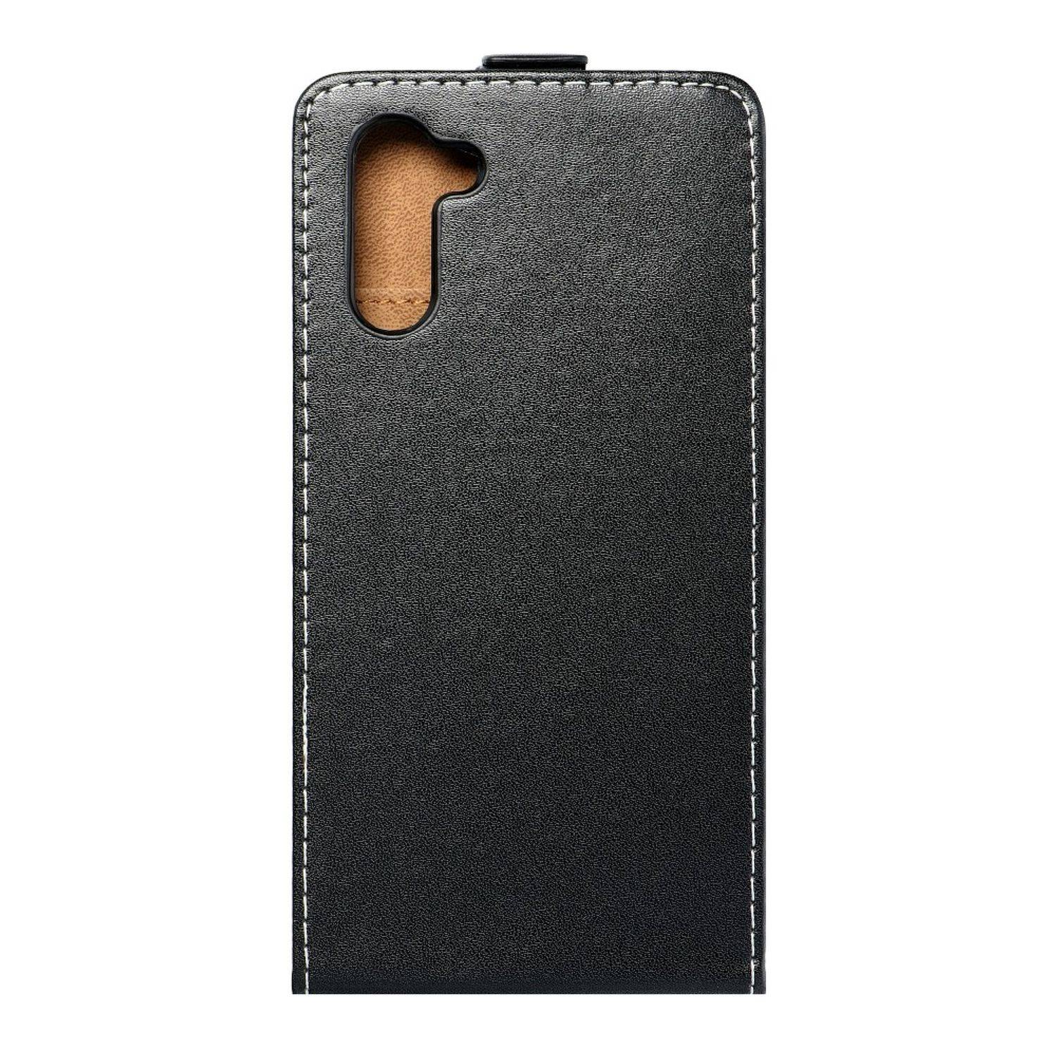Hülle kompatibel mit Samsung Galaxy Note 10 Kunstleder Handyhülle - Handy Case Schwarz