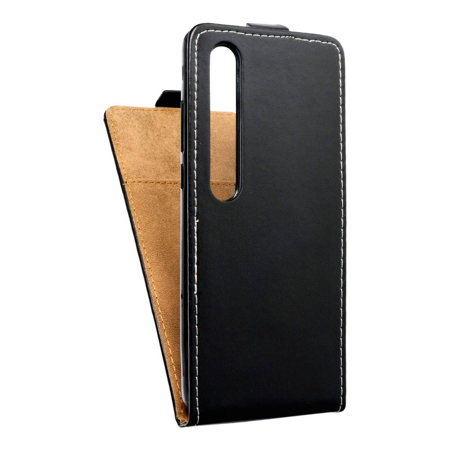 Hülle kompatibel mit Xiaomi Mi 10 Kunstleder Handyhülle - Handy Case Schwarz