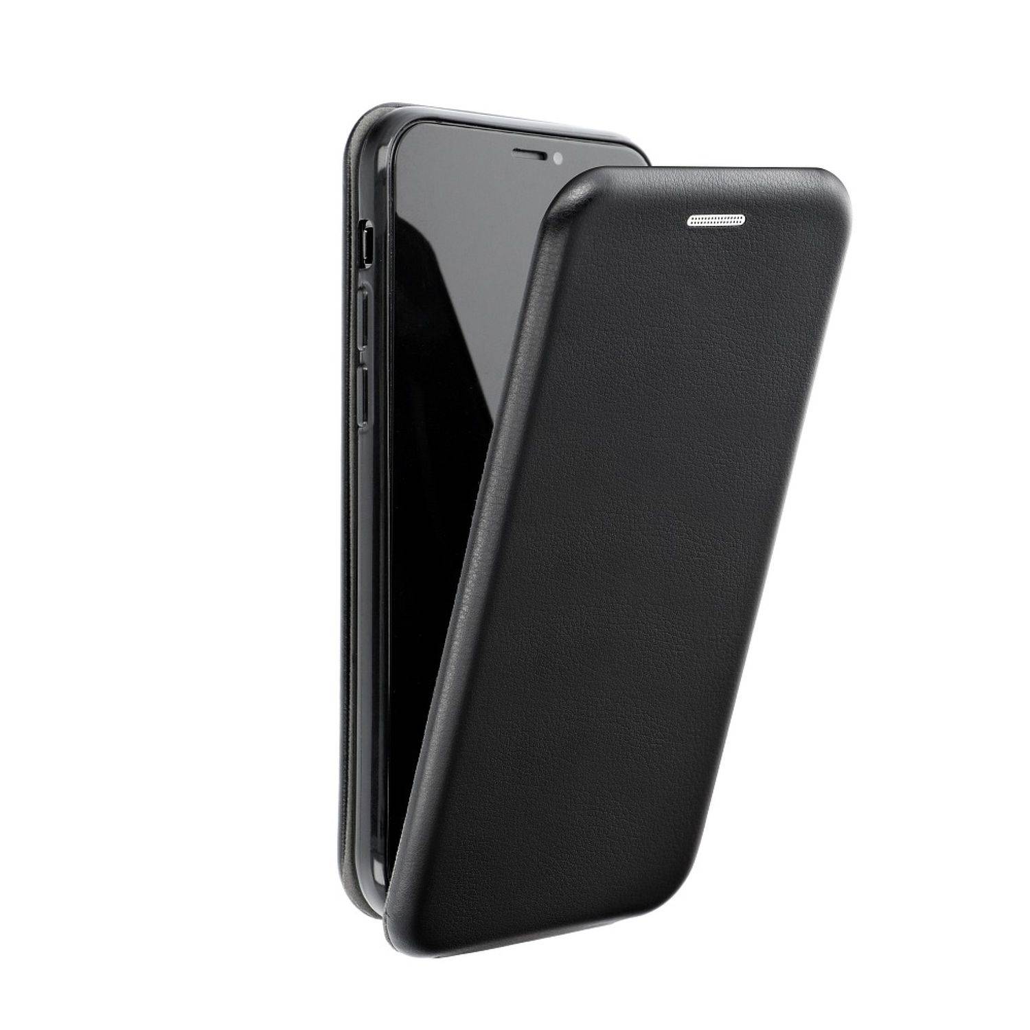 Hülle kompatibel mit Huawei P30 Kunstleder Handyhülle - Handy Case Schwarz
