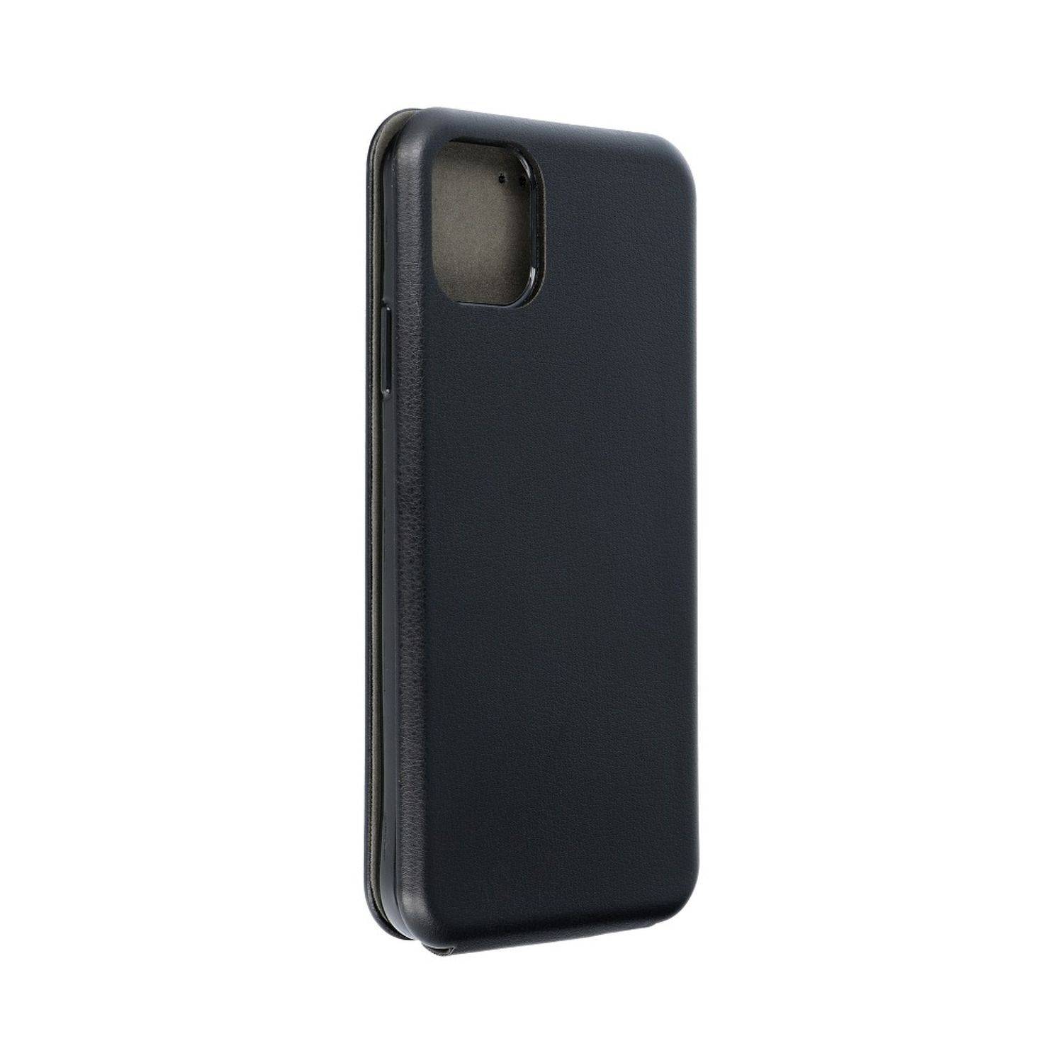 Hülle kompatibel mit Apple iPhone 11 Pro Max Kunstleder Handyhülle - Handy Case Schwarz