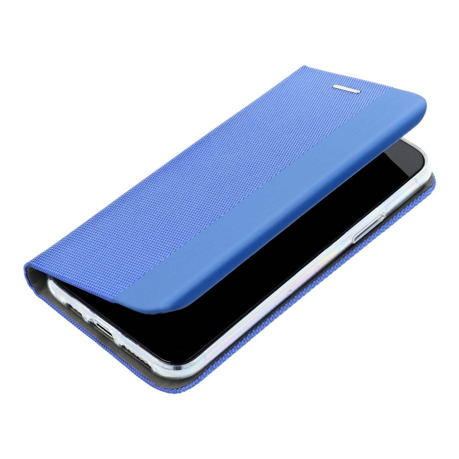 Hülle kompatibel mit Huawei P smart 2021 Kunstleder Handyhülle - Handy Case Blau