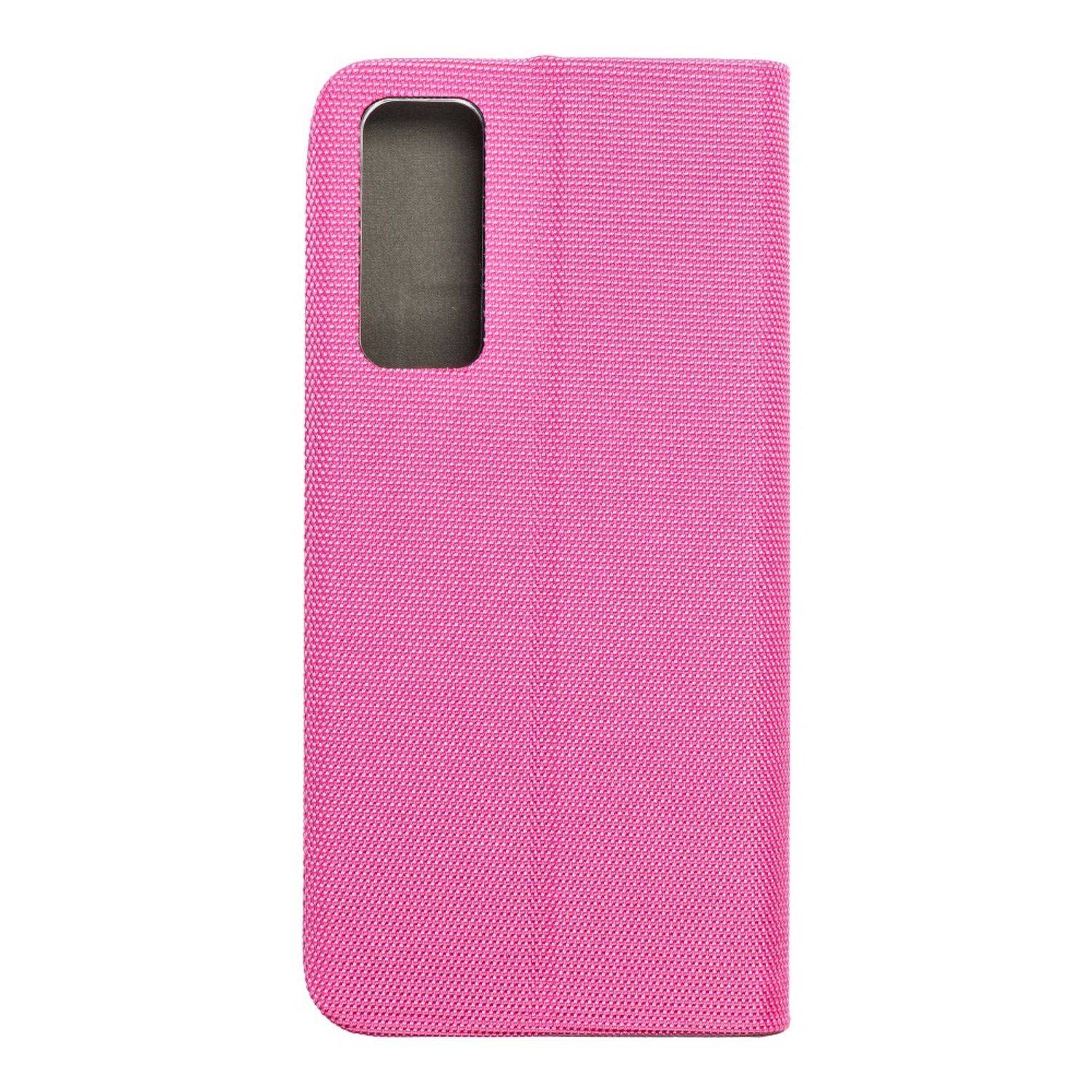 Hülle kompatibel mit Huawei P smart 2021 Kunstleder Handyhülle - Handy Case Rosa