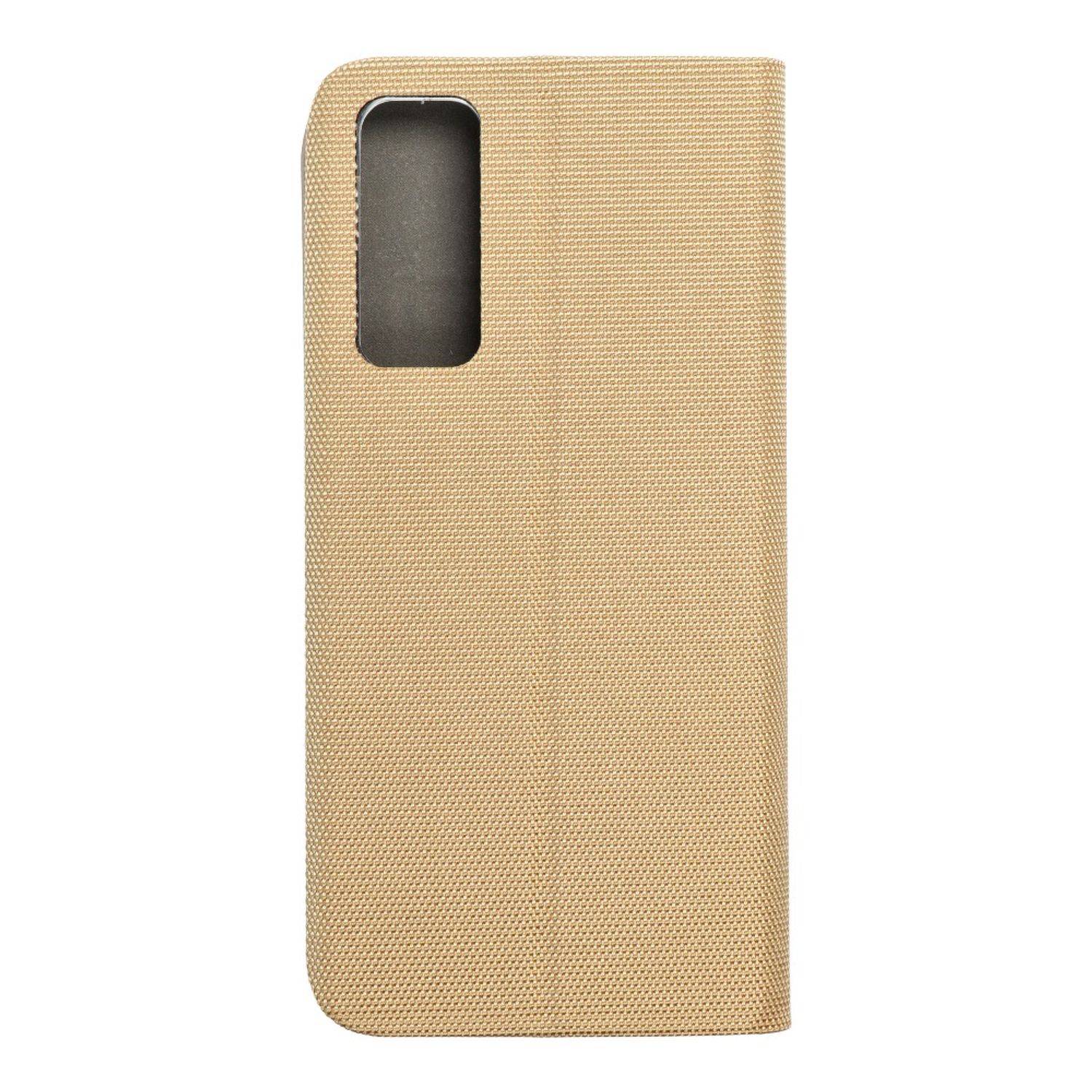 Hülle kompatibel mit Huawei P smart 2021 Kunstleder Handyhülle - Handy Case Gold