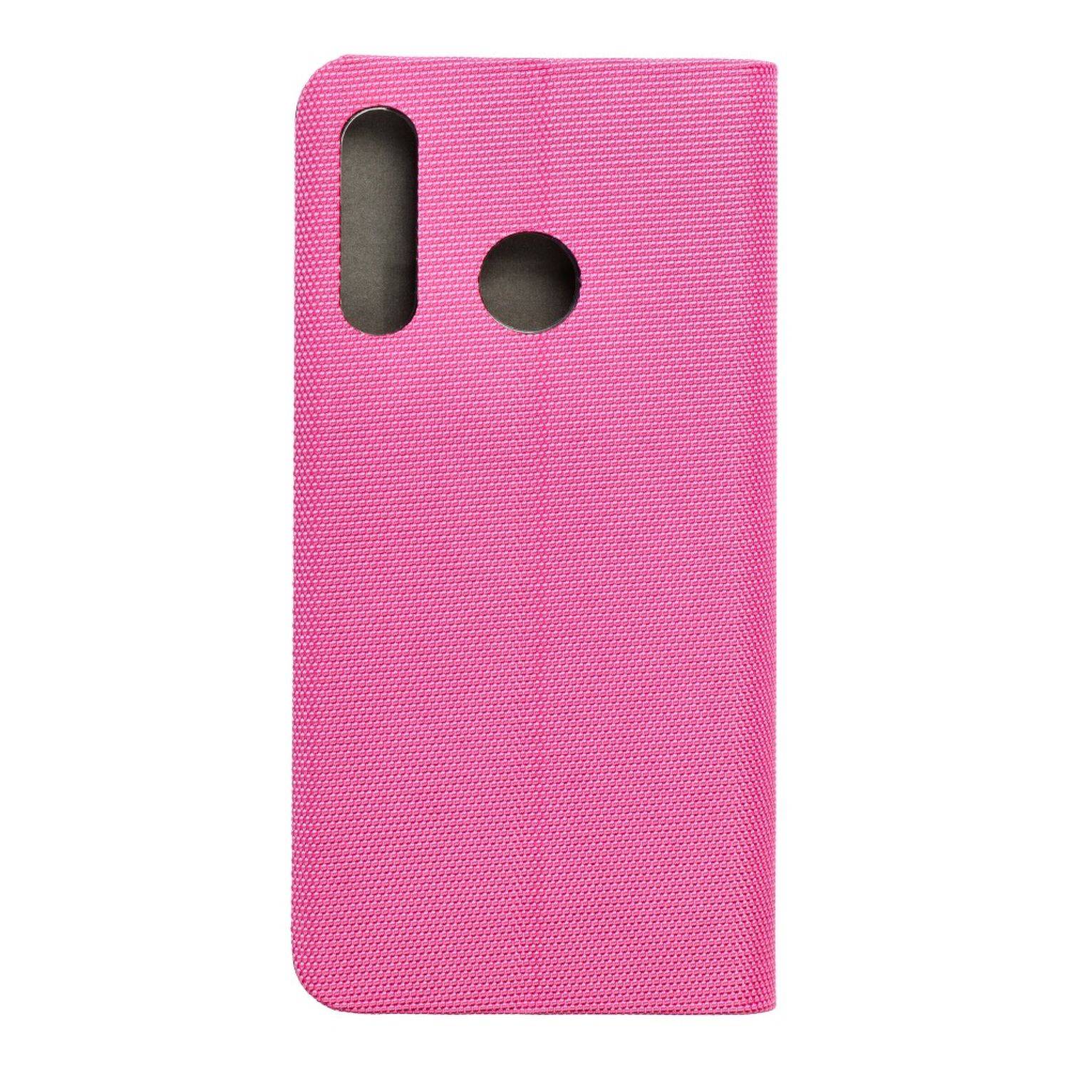 Hülle kompatibel mit Huawei P30 Lite Kunstleder Handyhülle - Handy Case Rosa