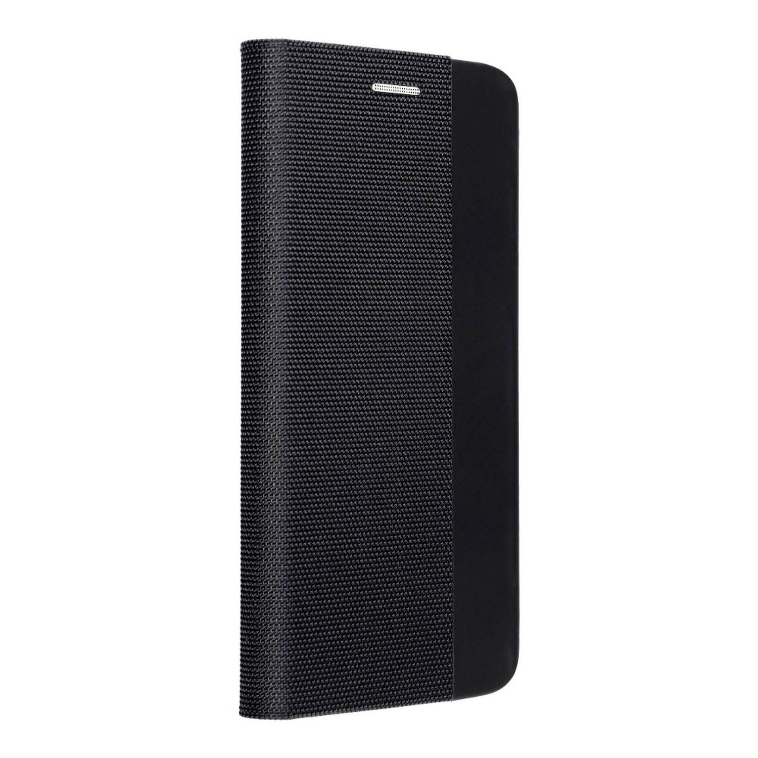 Hülle kompatibel mit Huawei P40 Kunstleder Handyhülle - Handy Case Schwarz