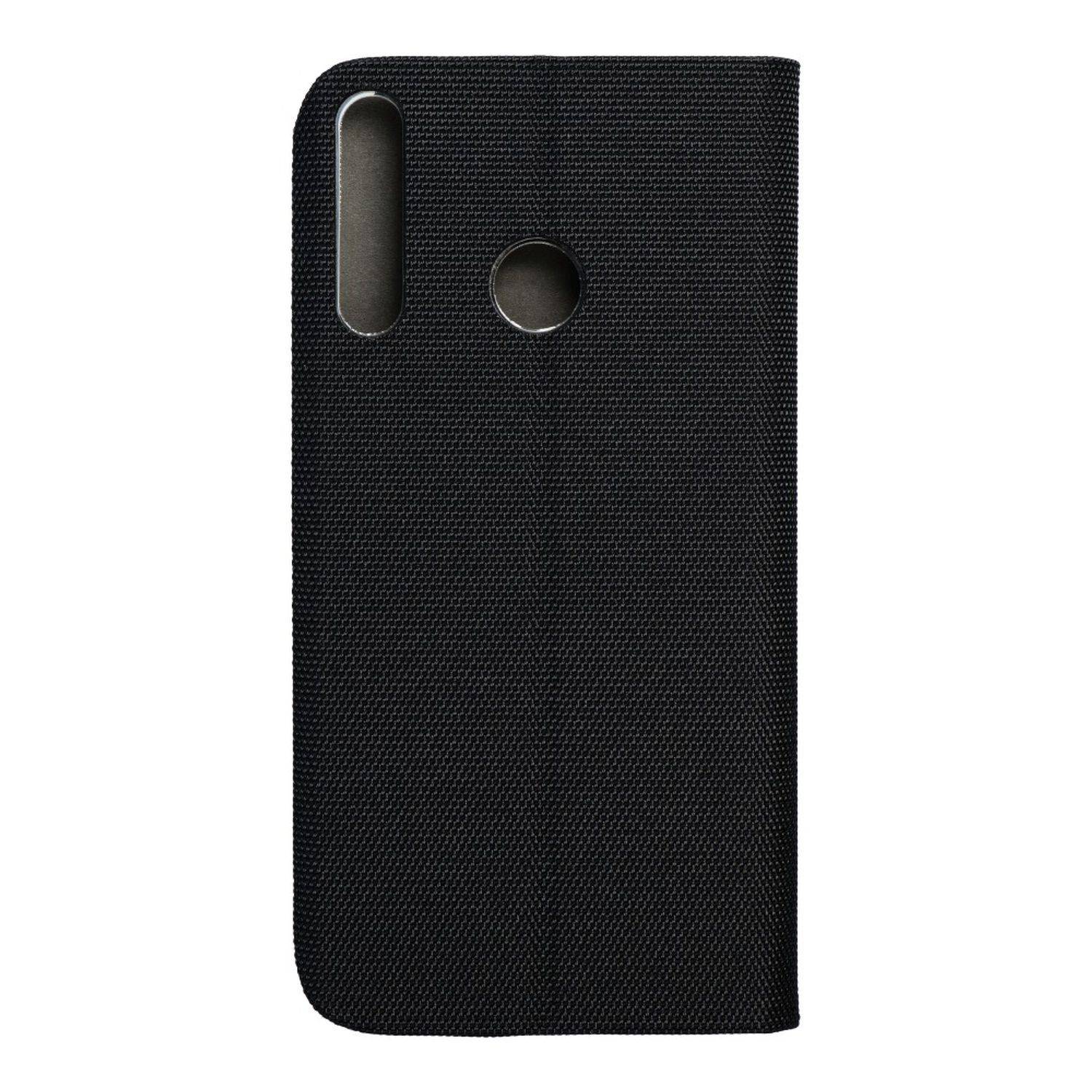 Hülle kompatibel mit Huawei P40 Lite E Kunstleder Handyhülle - Handy Case Schwarz