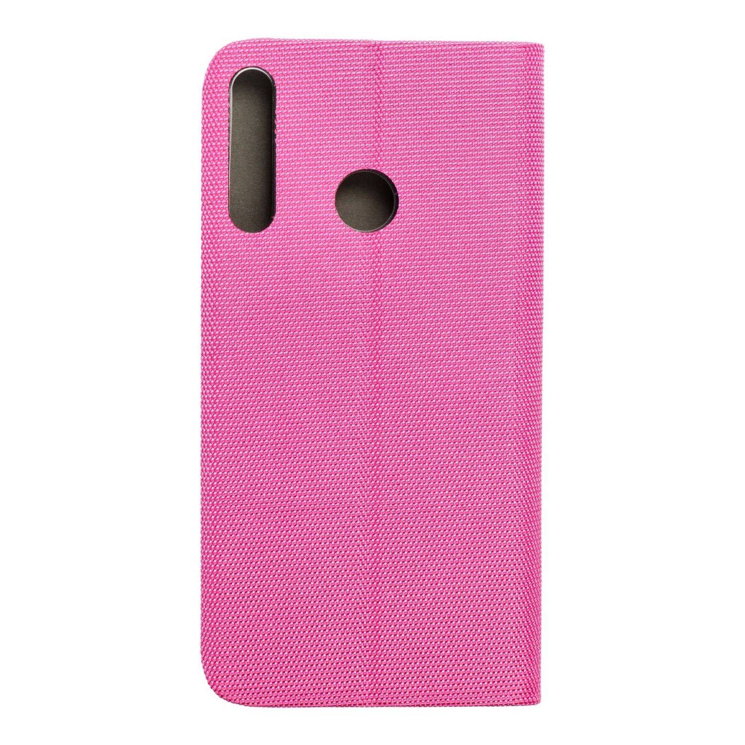 Hülle kompatibel mit Huawei P40 Lite E Kunstleder Handyhülle - Handy Case Rosa