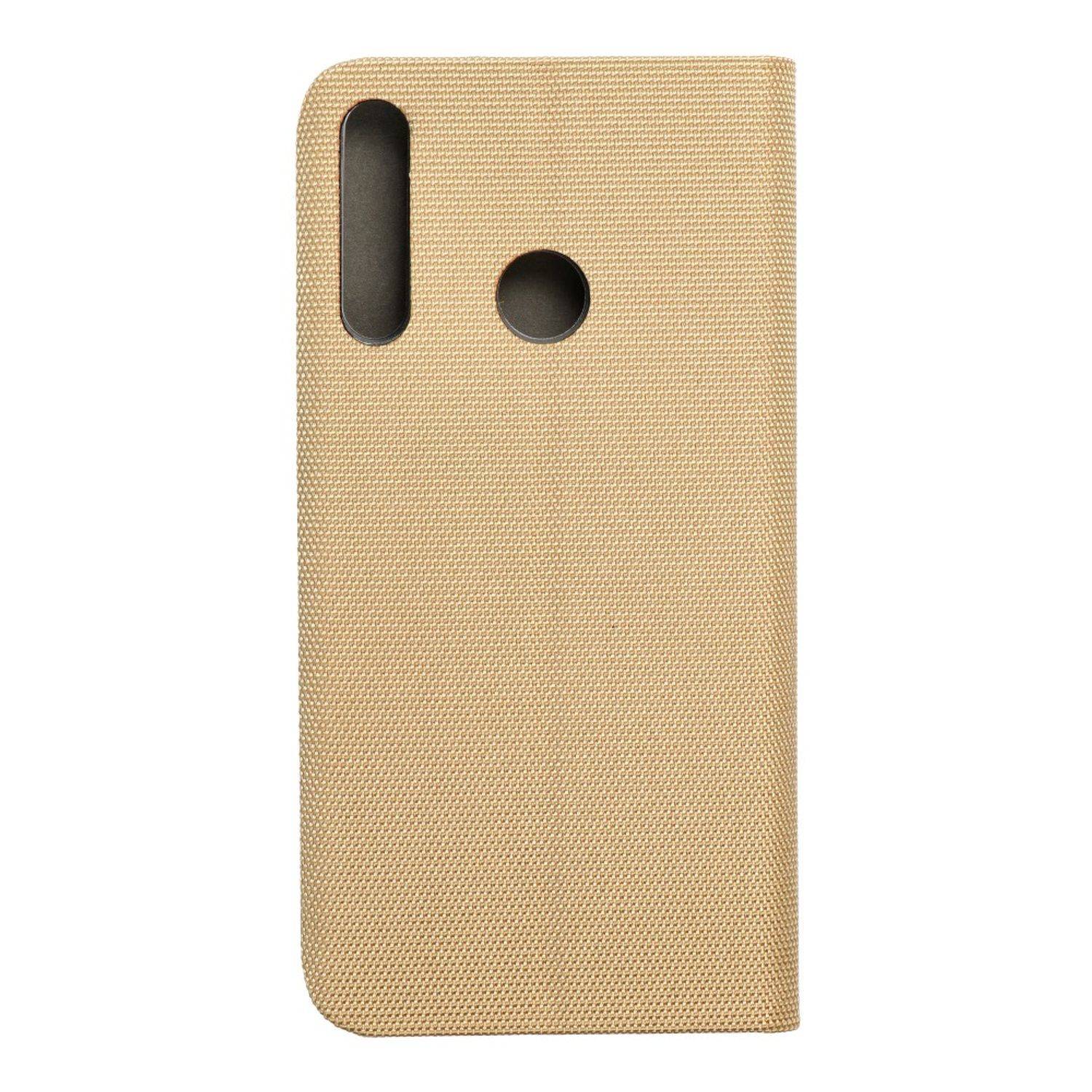 Hülle kompatibel mit Huawei P40 Lite E Kunstleder Handyhülle - Handy Case Gold