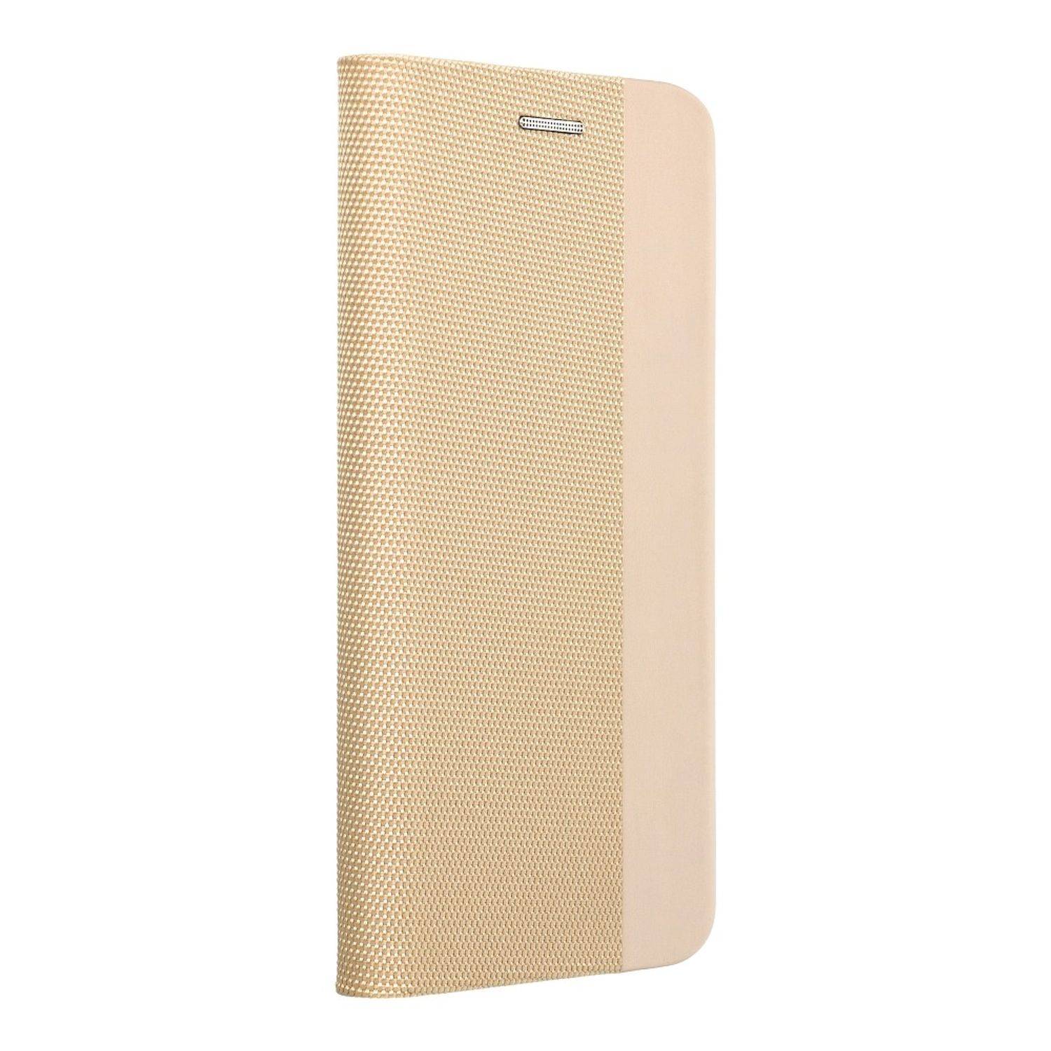Hülle kompatibel mit Huawei P40 Lite Kunstleder Handyhülle - Handy Case Gold