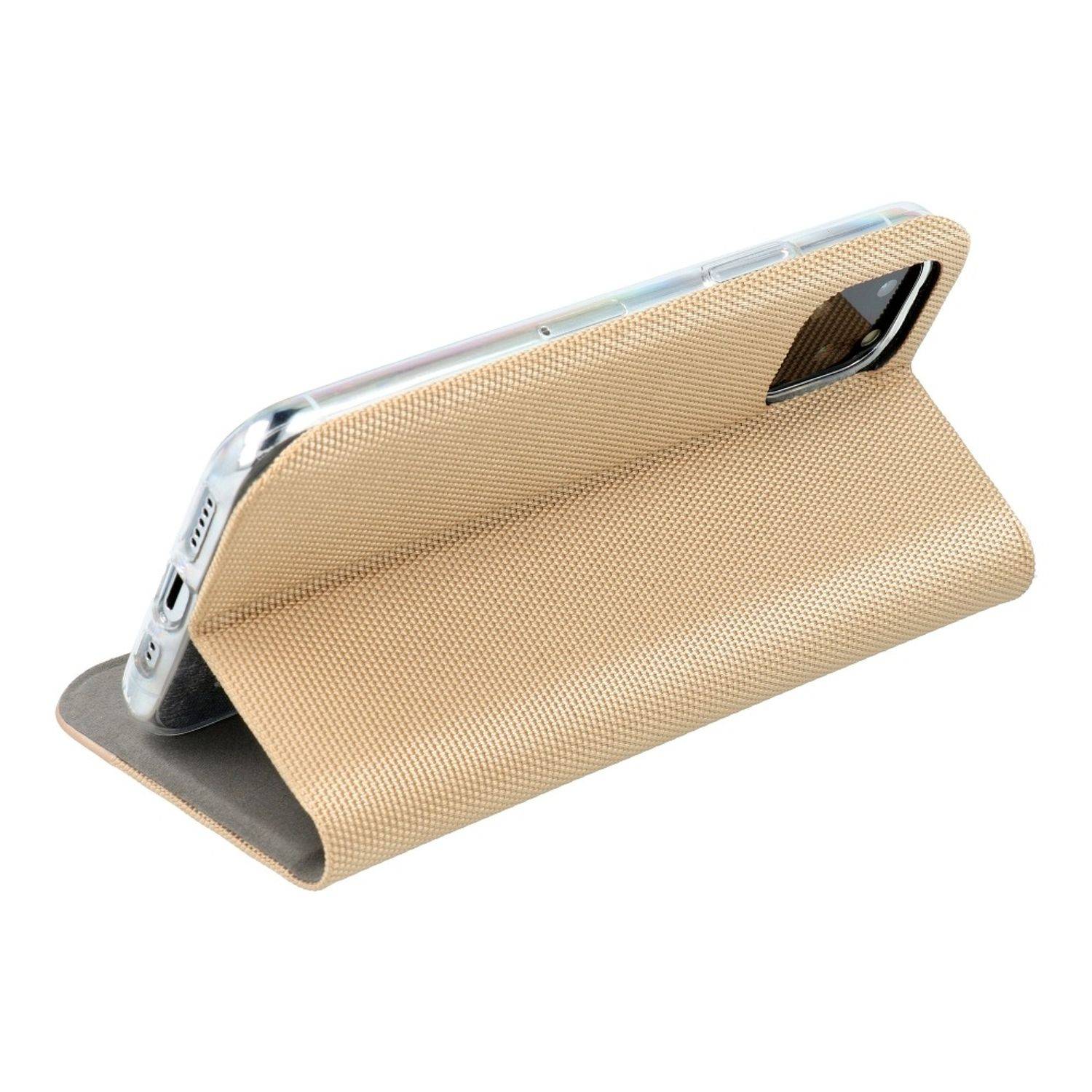 Hülle kompatibel mit Huawei P40 Lite Kunstleder Handyhülle - Handy Case Gold
