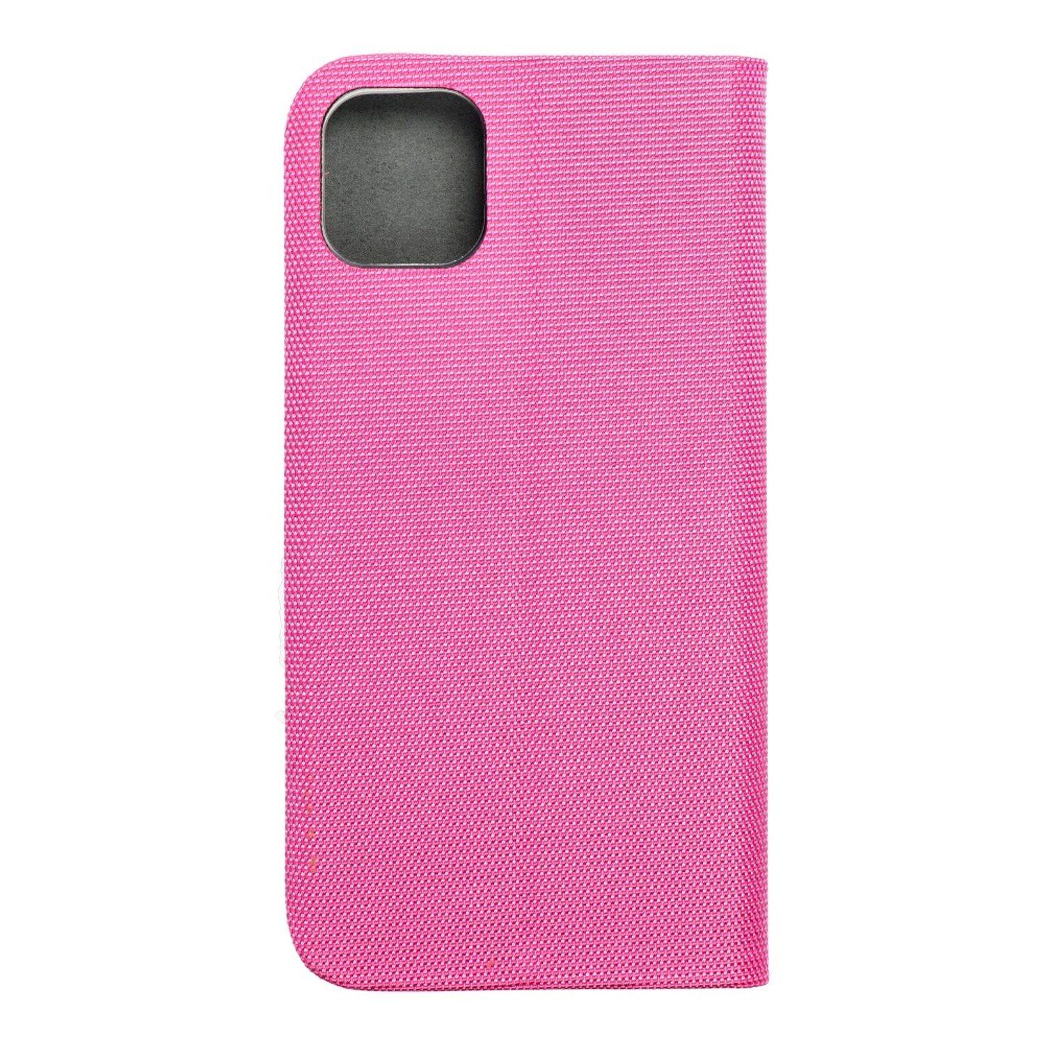 Hülle kompatibel mit Apple iPhone 11 Pro Max Kunstleder Handyhülle - Handy Case Rosa