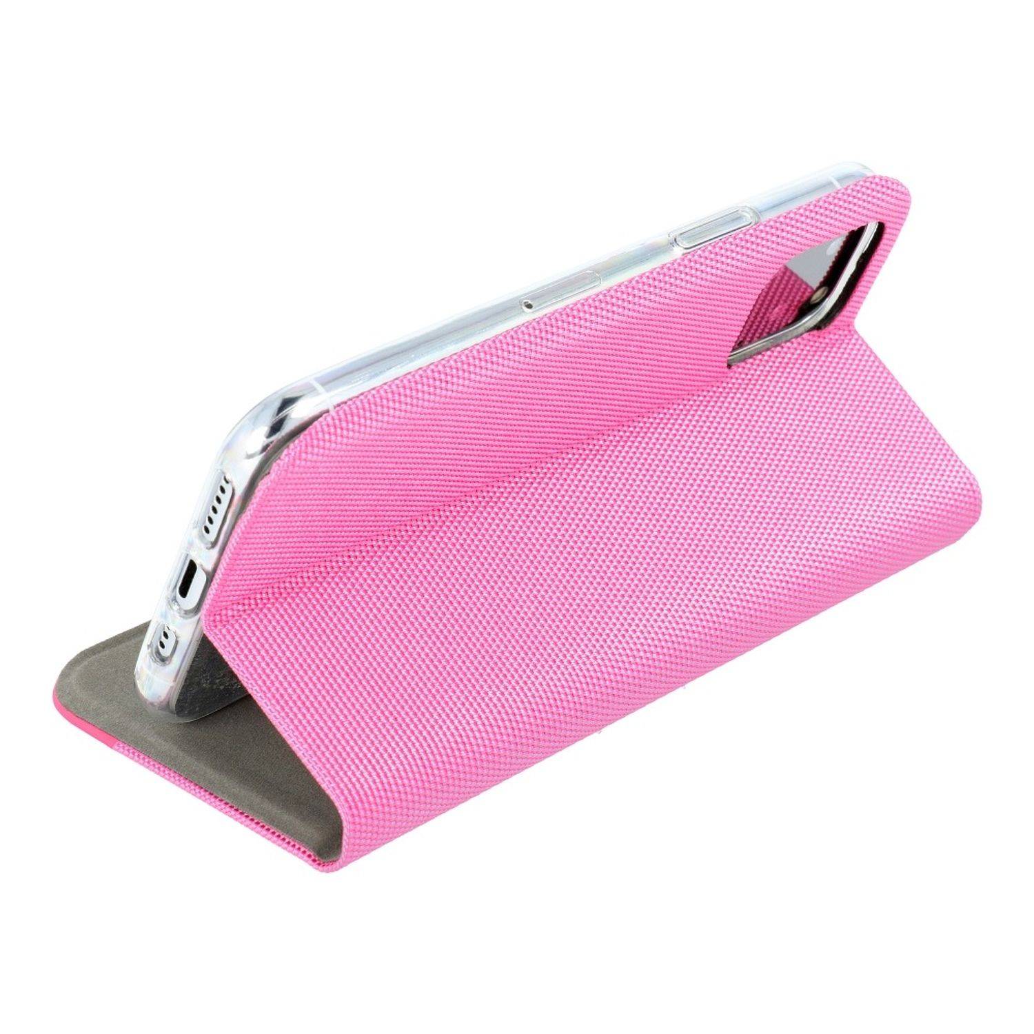 Hülle kompatibel mit Apple iPhone 11 Pro Max Kunstleder Handyhülle - Handy Case Rosa