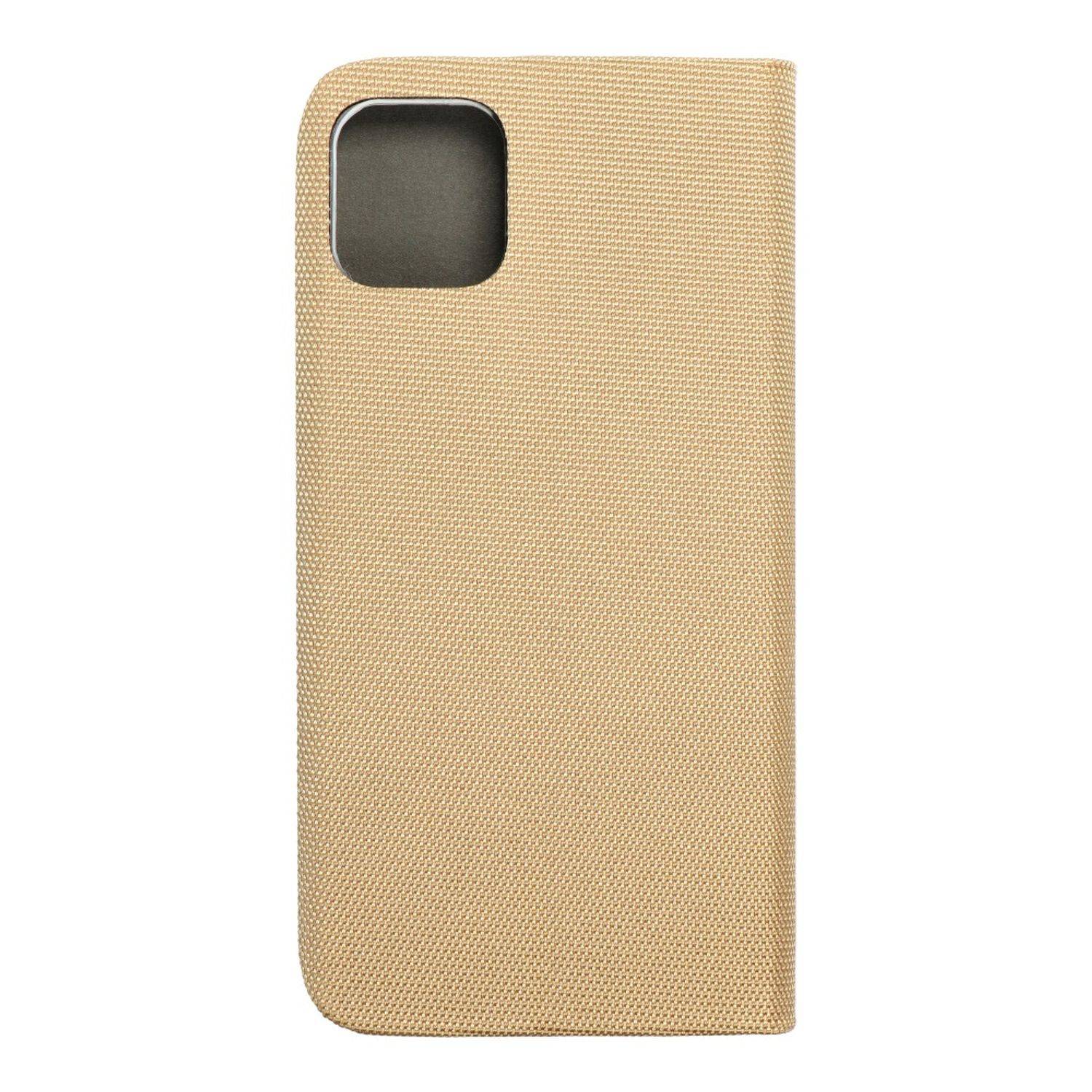 Hülle kompatibel mit Apple iPhone 11 Pro Max Kunstleder Handyhülle - Handy Case Gold