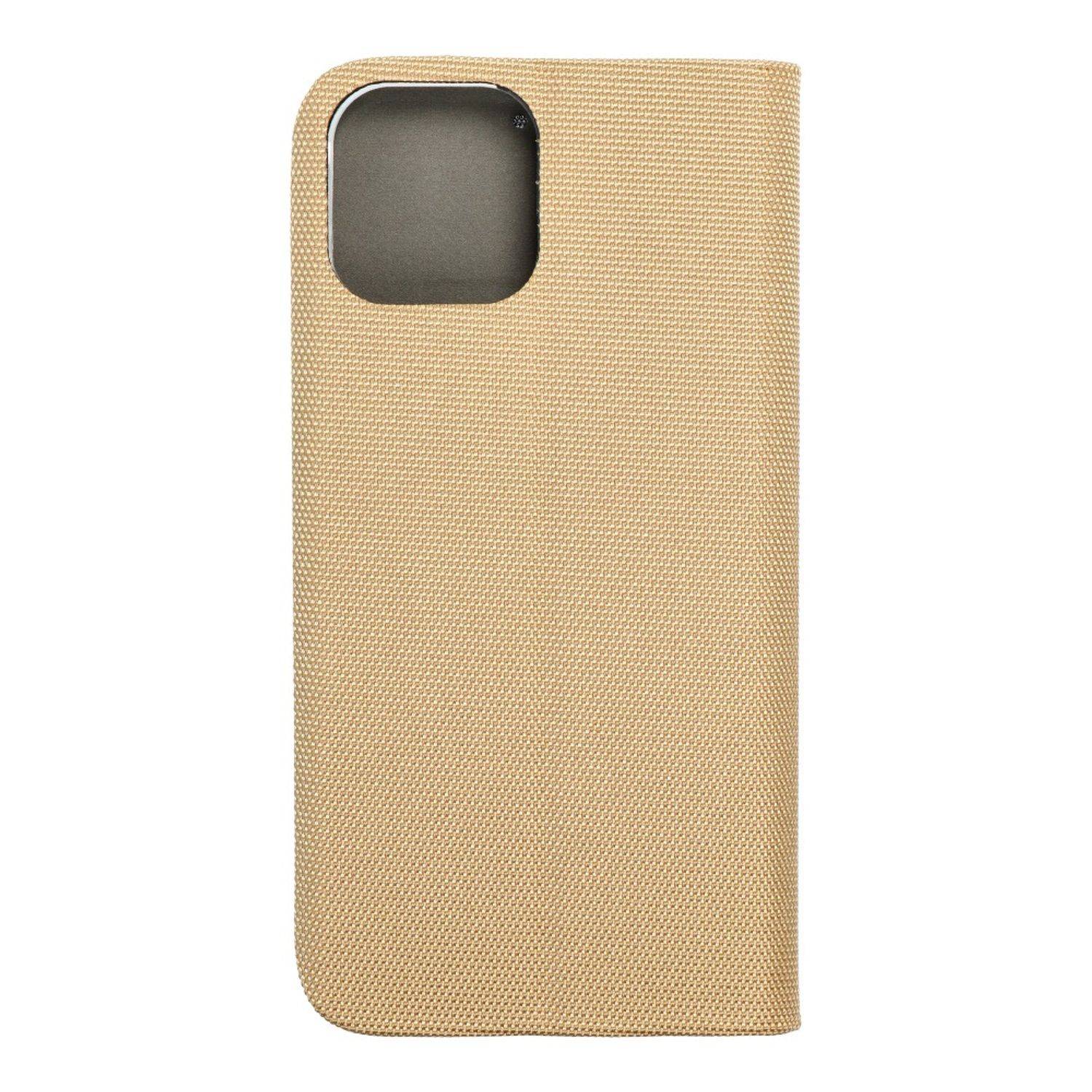 Hülle kompatibel mit Apple iPhone 12 Pro Max Kunstleder Handyhülle - Handy Case Gold