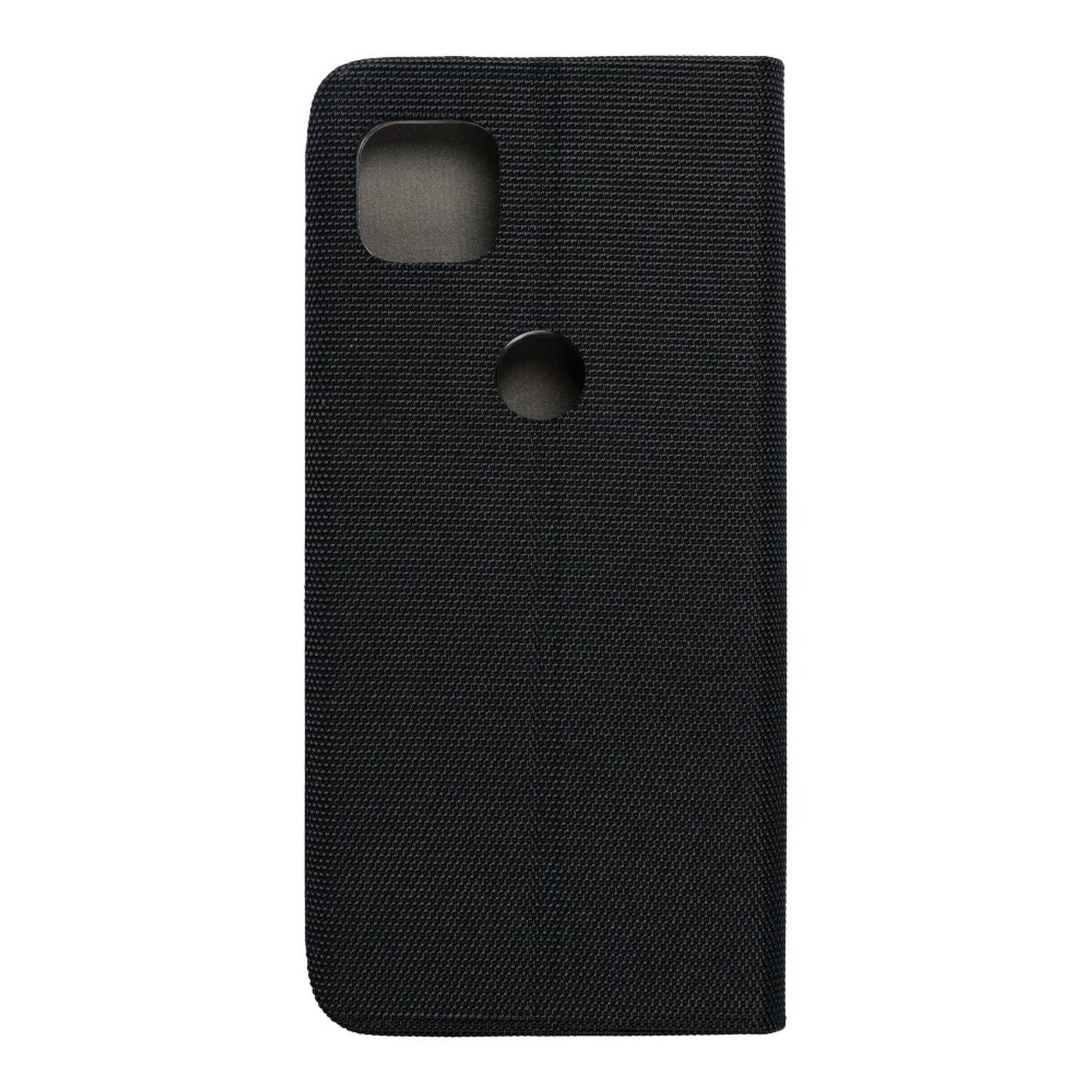 Hülle kompatibel mit Motorola Moto G 5G Kunstleder Handyhülle - Handy Case Schwarz