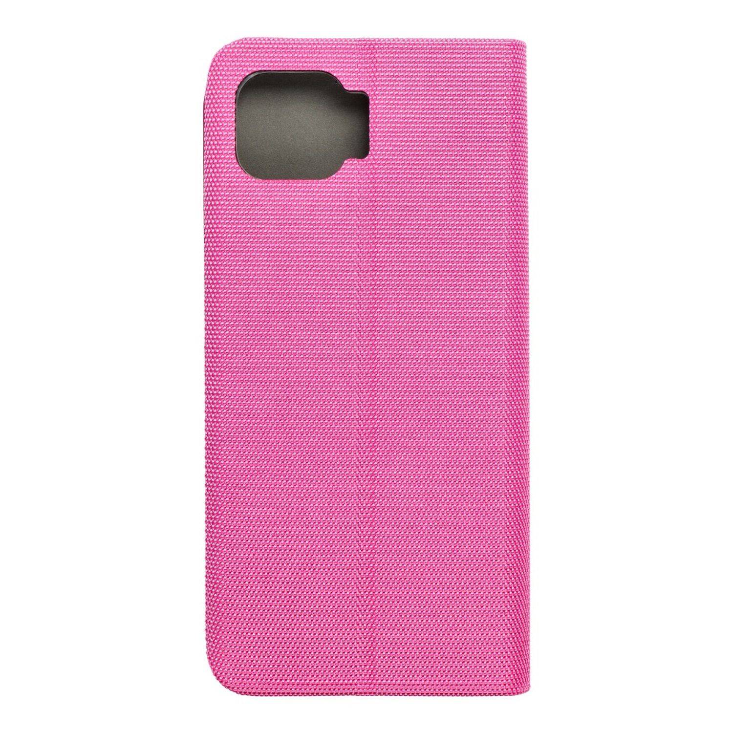Hülle kompatibel mit Motorola Moto G 5G Plus Kunstleder Handyhülle - Handy Case Rosa