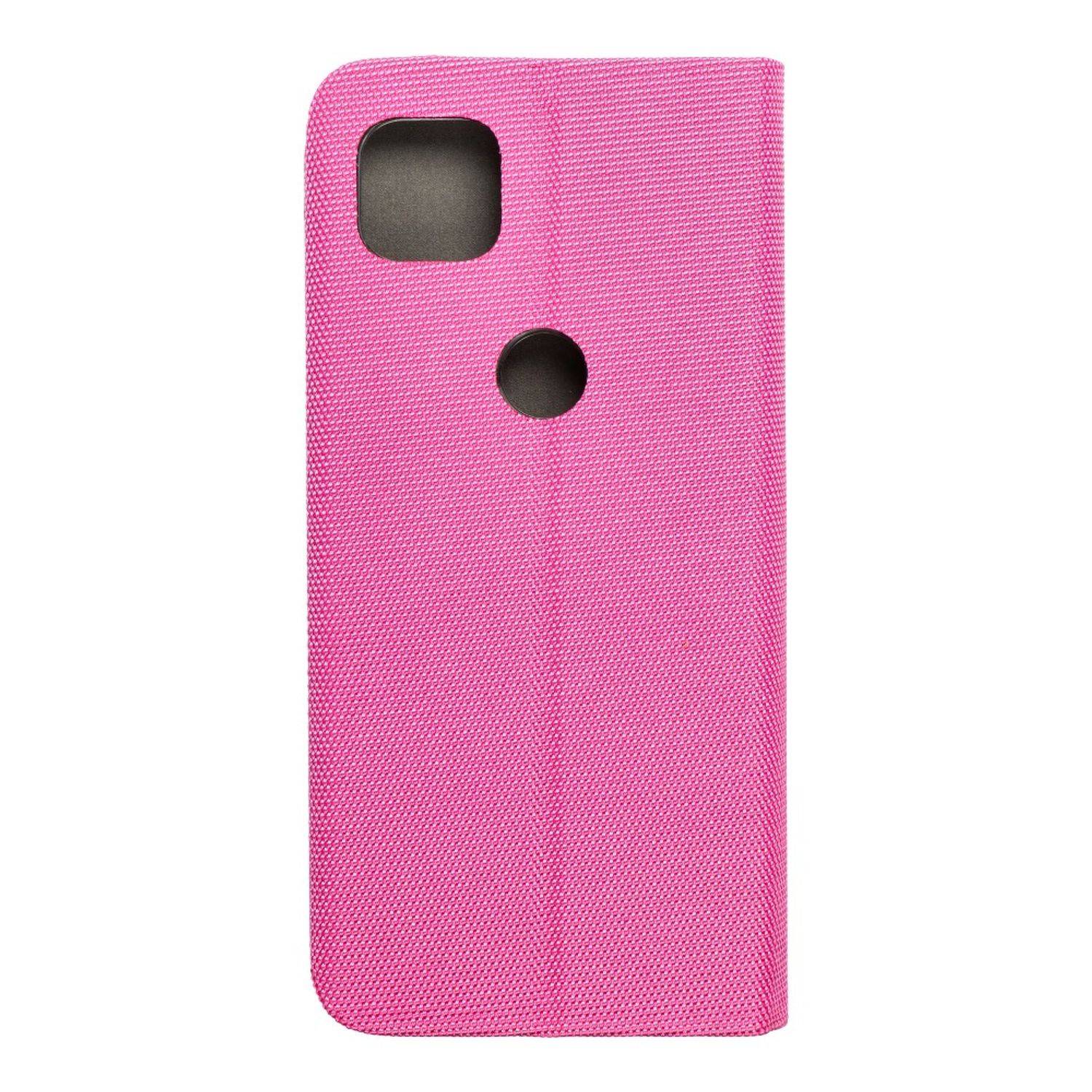Hülle kompatibel mit Motorola Moto G 5G Kunstleder Handyhülle - Handy Case Rosa