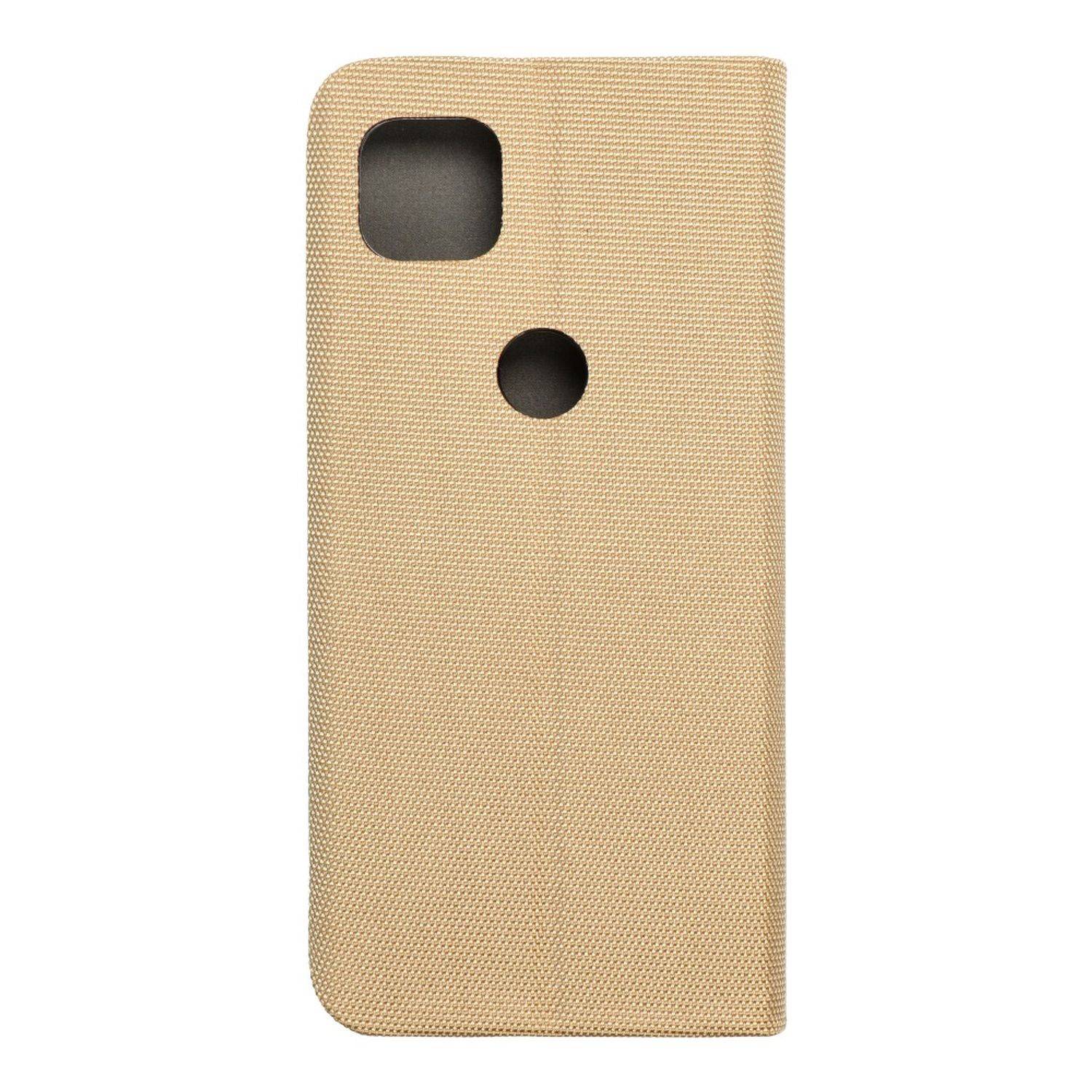 Hülle kompatibel mit Motorola Moto G 5G Kunstleder Handyhülle - Handy Case Gold