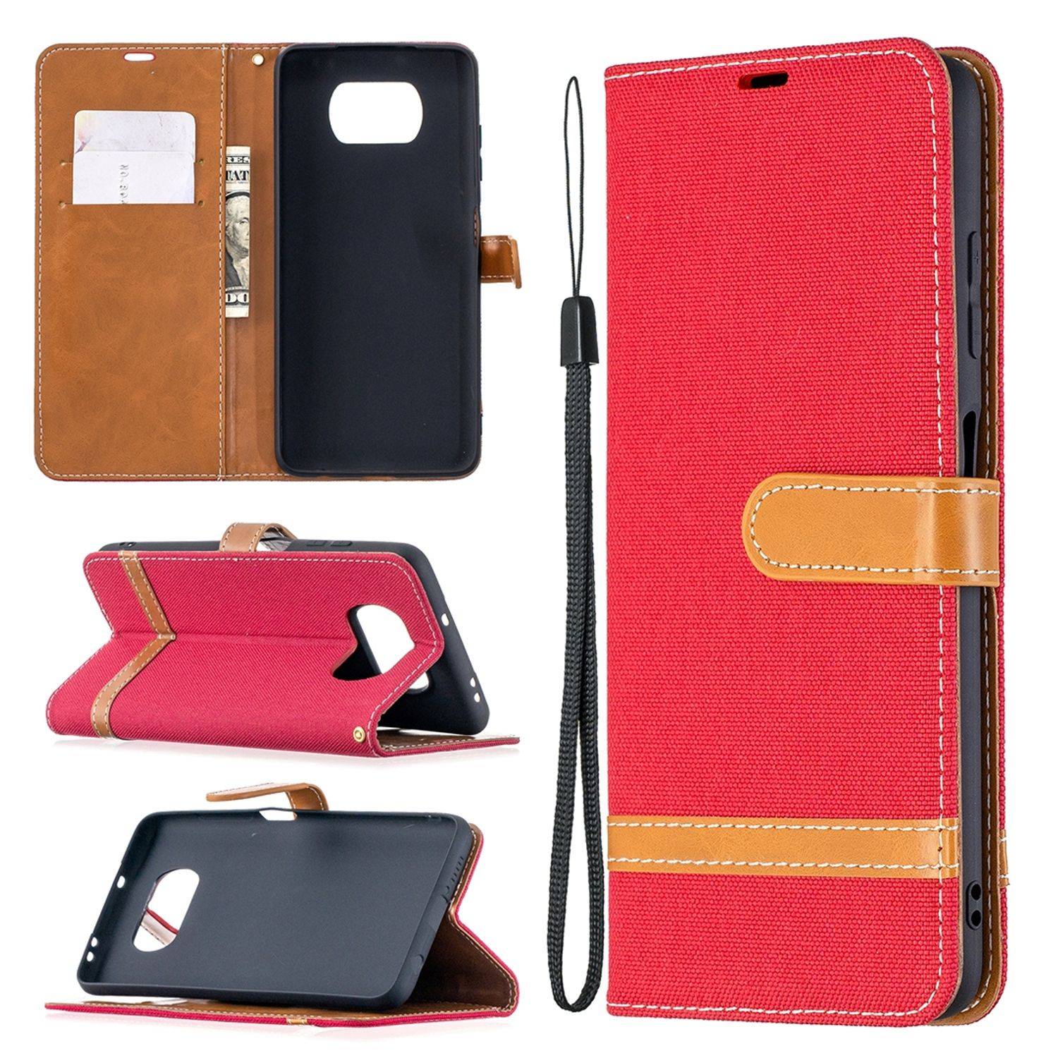 Xiaomi Poco X3 Schutzhülle Handyhülle Rot