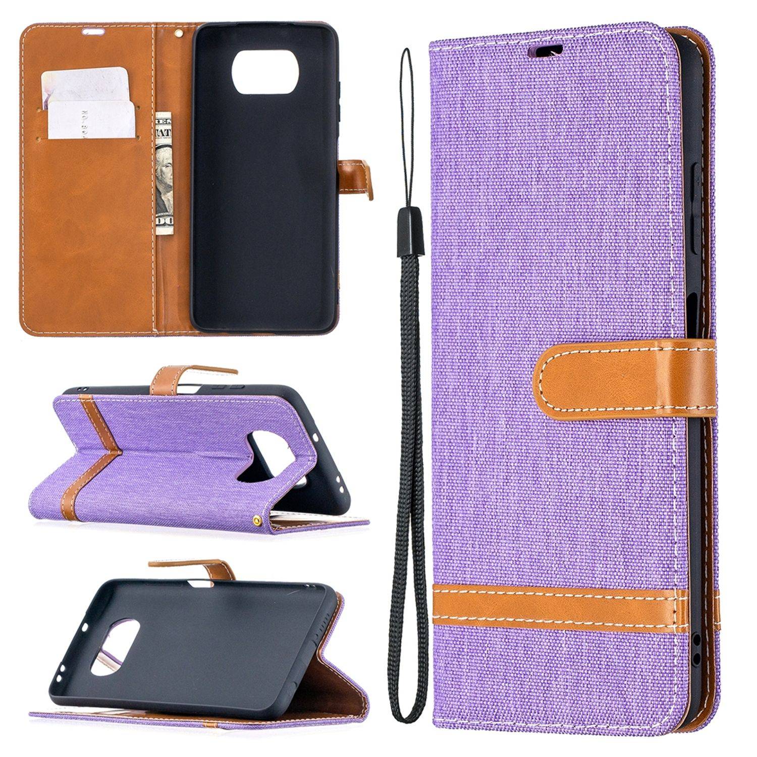 Xiaomi Poco X3 Schutzhülle Handyhülle Violett